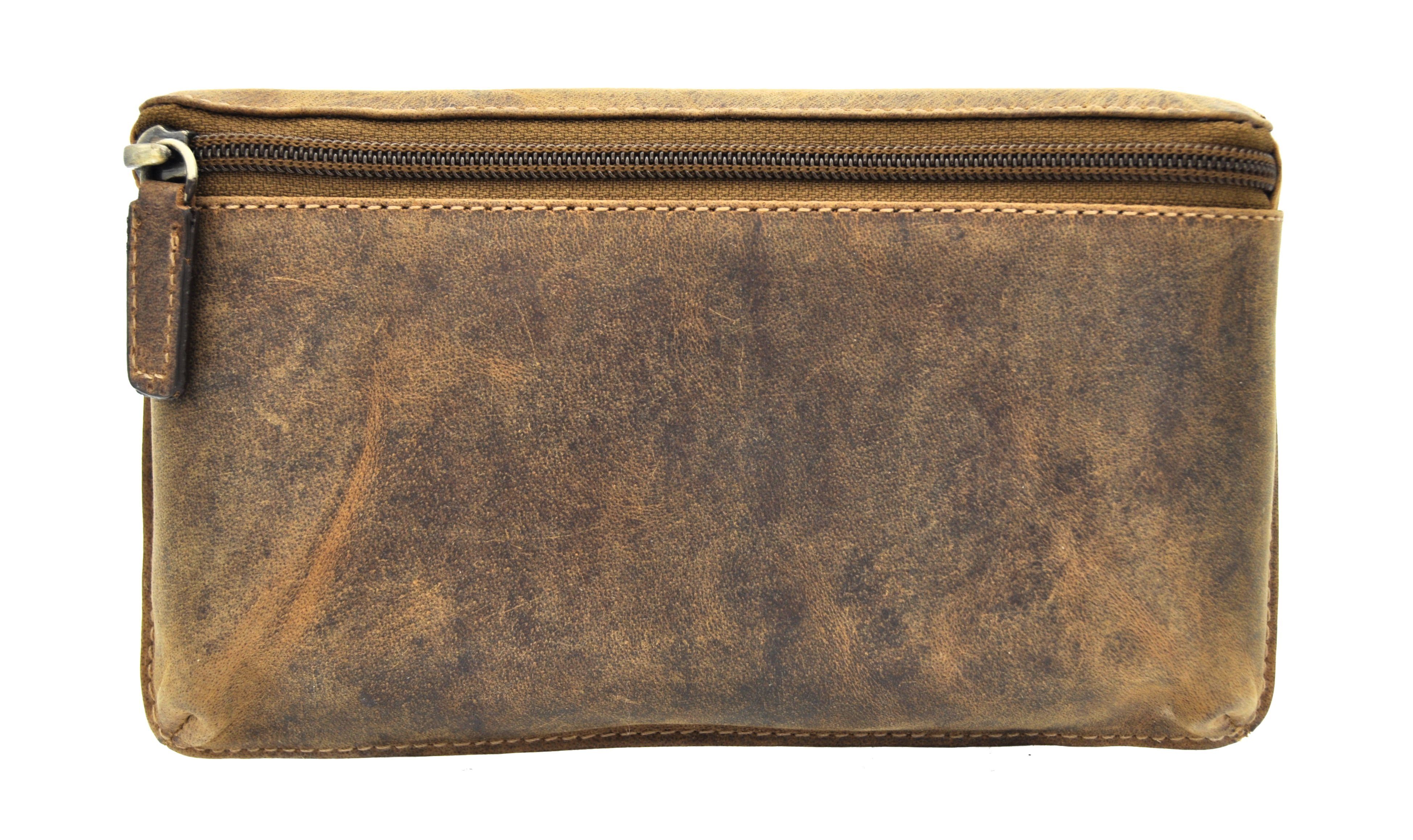 JOCKEY CLUB Gürteltasche echt Leder Hüfttasche, Bauchtasche, Hunterleder