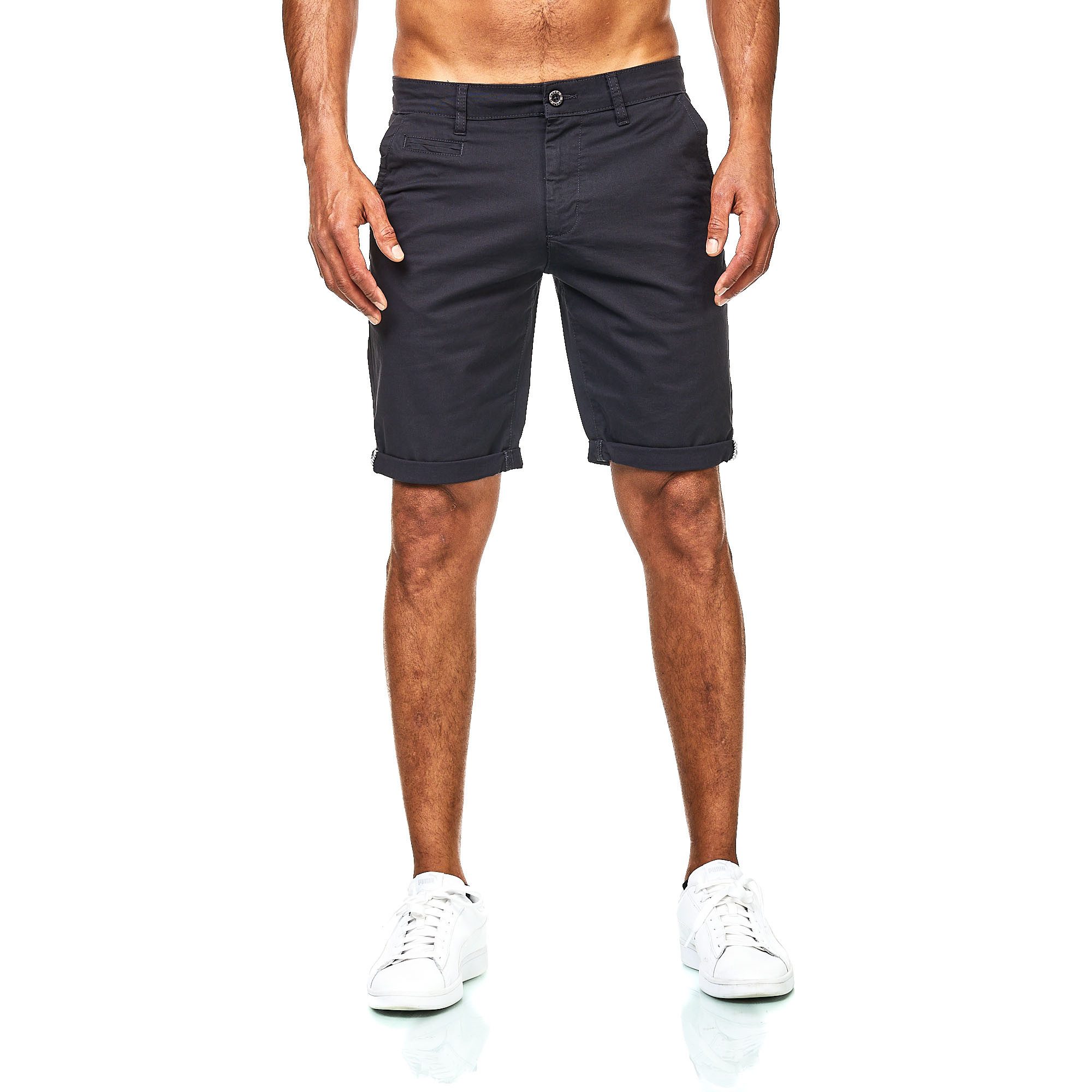 D'MARO Chinoshorts Kurze Hosen Herren - Shorts Männer - Sommer-Hose Elasthan, Bermuda, Casual