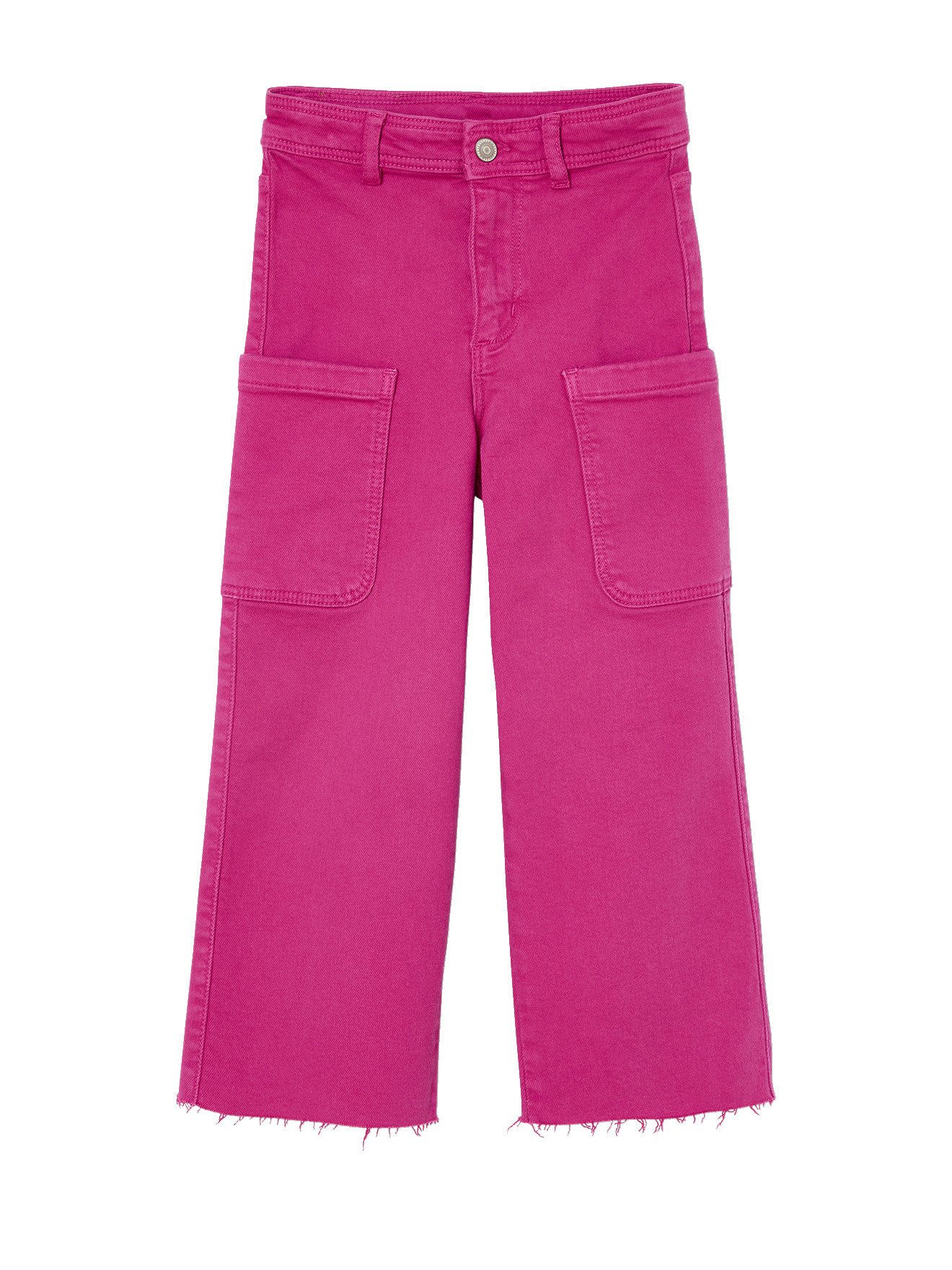 Cargohose Weite Mädchen Cargohose aus Stretch