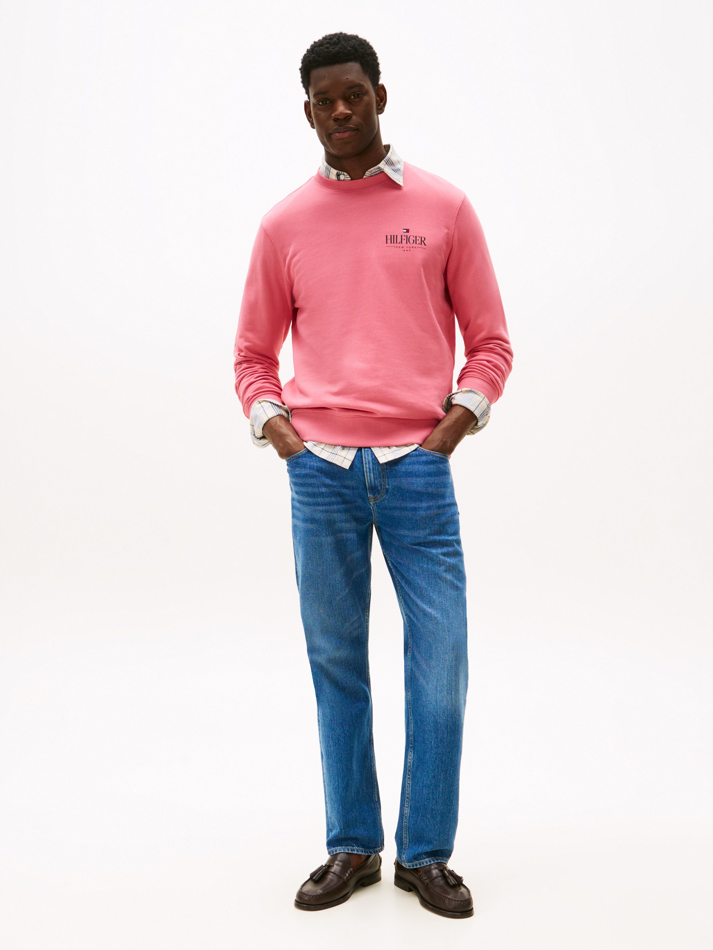 Tommy Hilfiger Sweatshirt HILFIGER STACKED SWEATSHIRTS günstig online kaufen