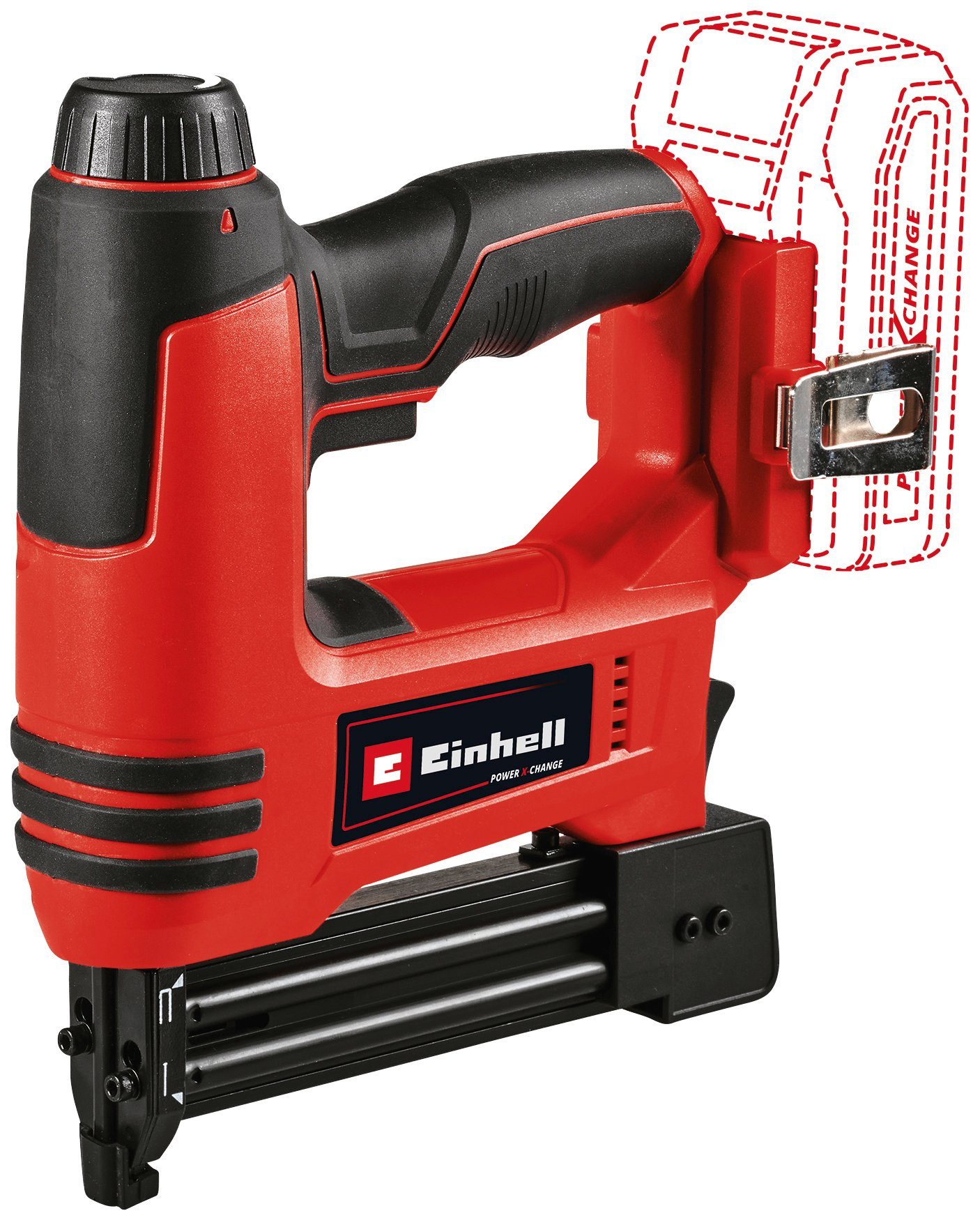 Einhell Nagler TE-CN 18 Li - Solo, 3-tlg., 2 in 1, Akku-Nagler und Tacker, ohne Akku | Nagelpistolen