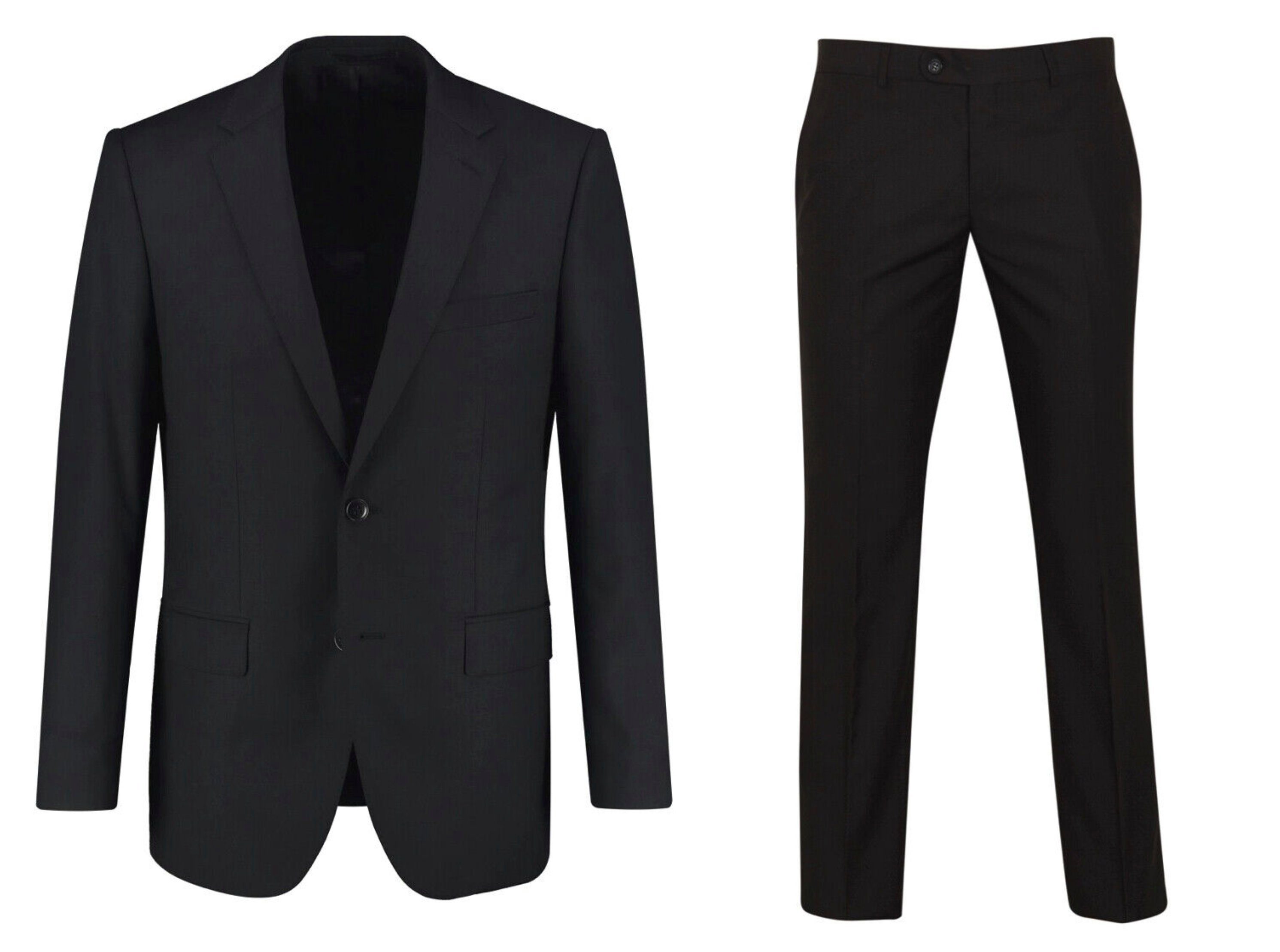 Anzug Keskin Herren Anzug Schwarz 44-60 und XS-3XL SLIMFIT Herrenanzug