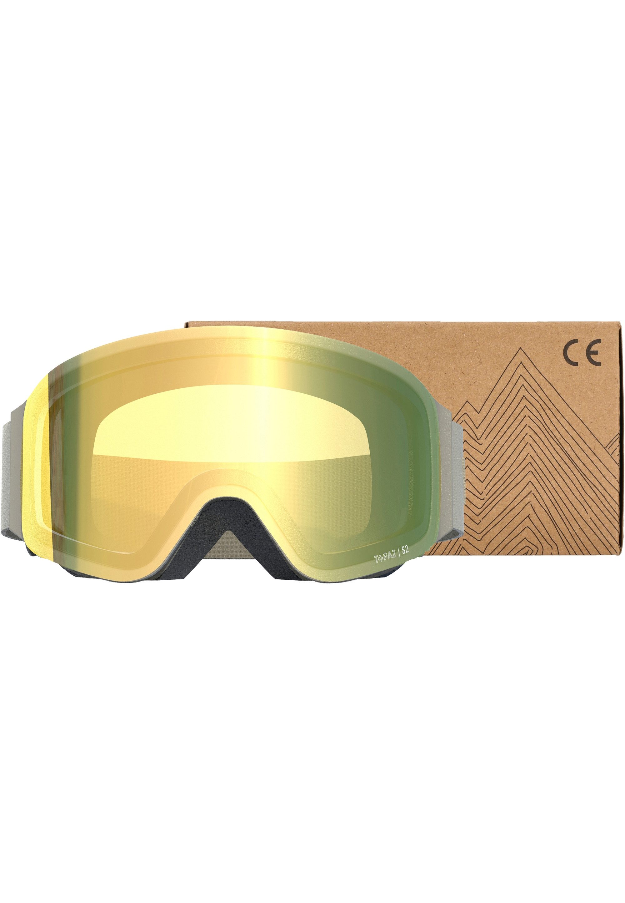 WHISTLER Skibrille Kiona Topaz II, mit Anti-Fog-Beschichtung
