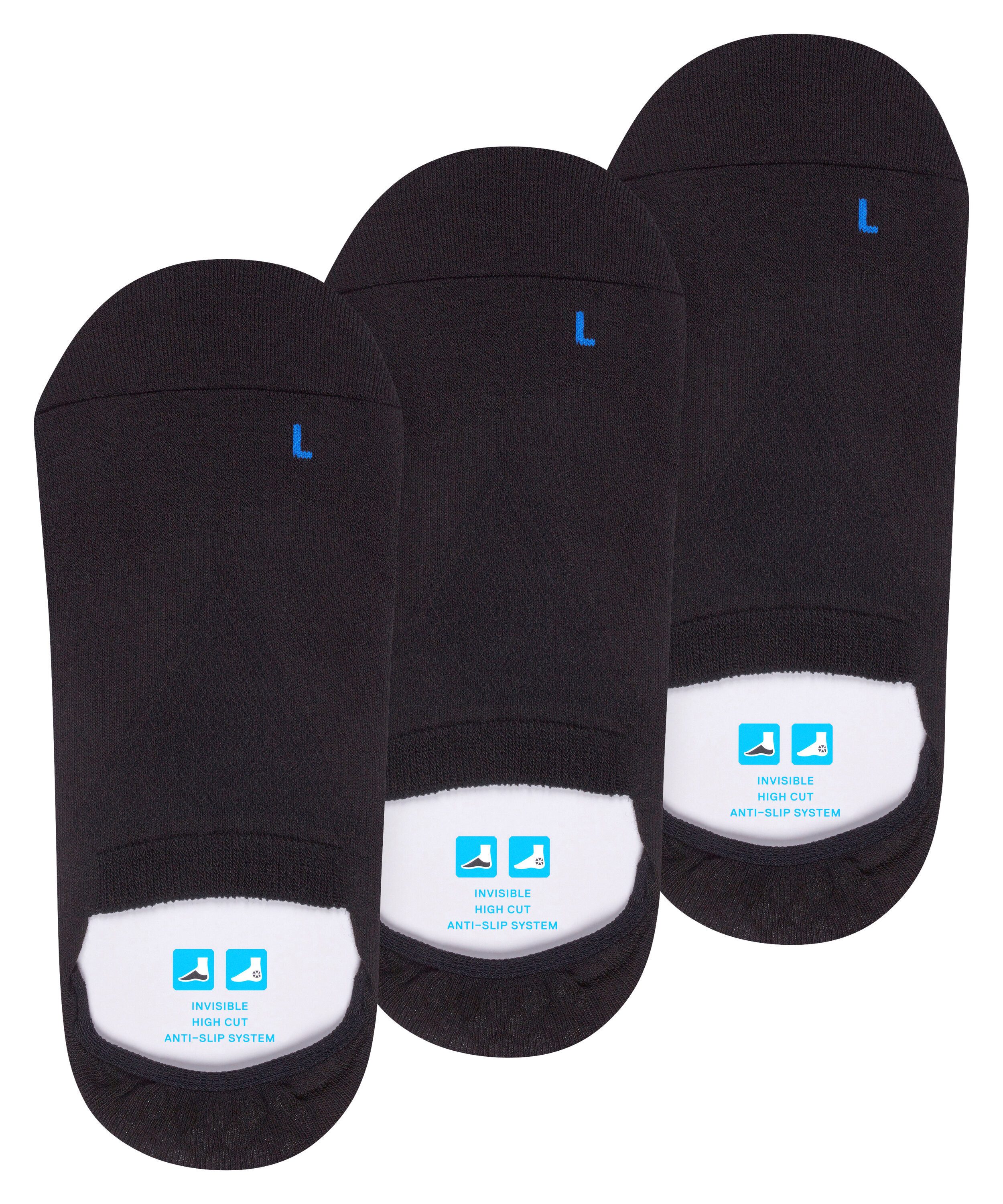 FALKE Füßlinge Cool Kick 3-Pack Füßlinge (3-Paar) mit ultraleichter Plüschsohle