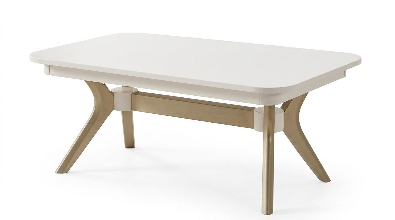 JVmoebel Couchtisch Couchtisch modern weiß rechteckig Wohnzimmer bequem kompakt (1-St., 1-tlg)