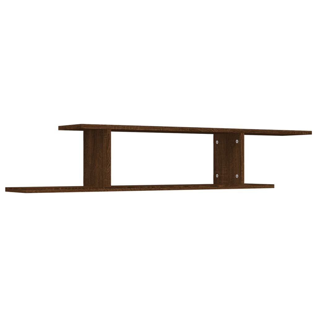furnicato Wandregal TV-Braun Eichen-Optik 125x18x23 cm günstig online kaufen