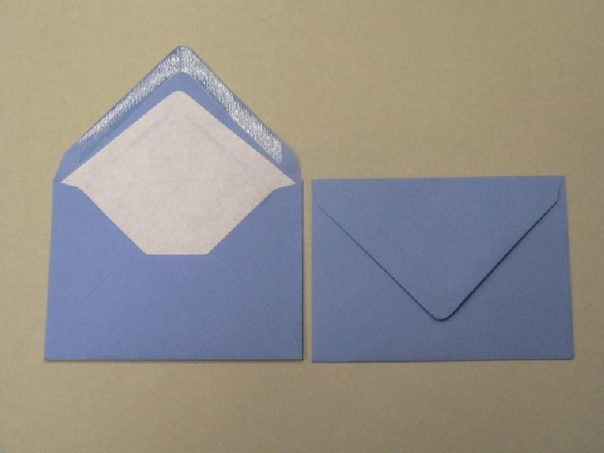 Blanke Briefhüllen Briefumschlag Briefumschläge C6 100g/qm gummiert VE=100 Stück dunkelblau.