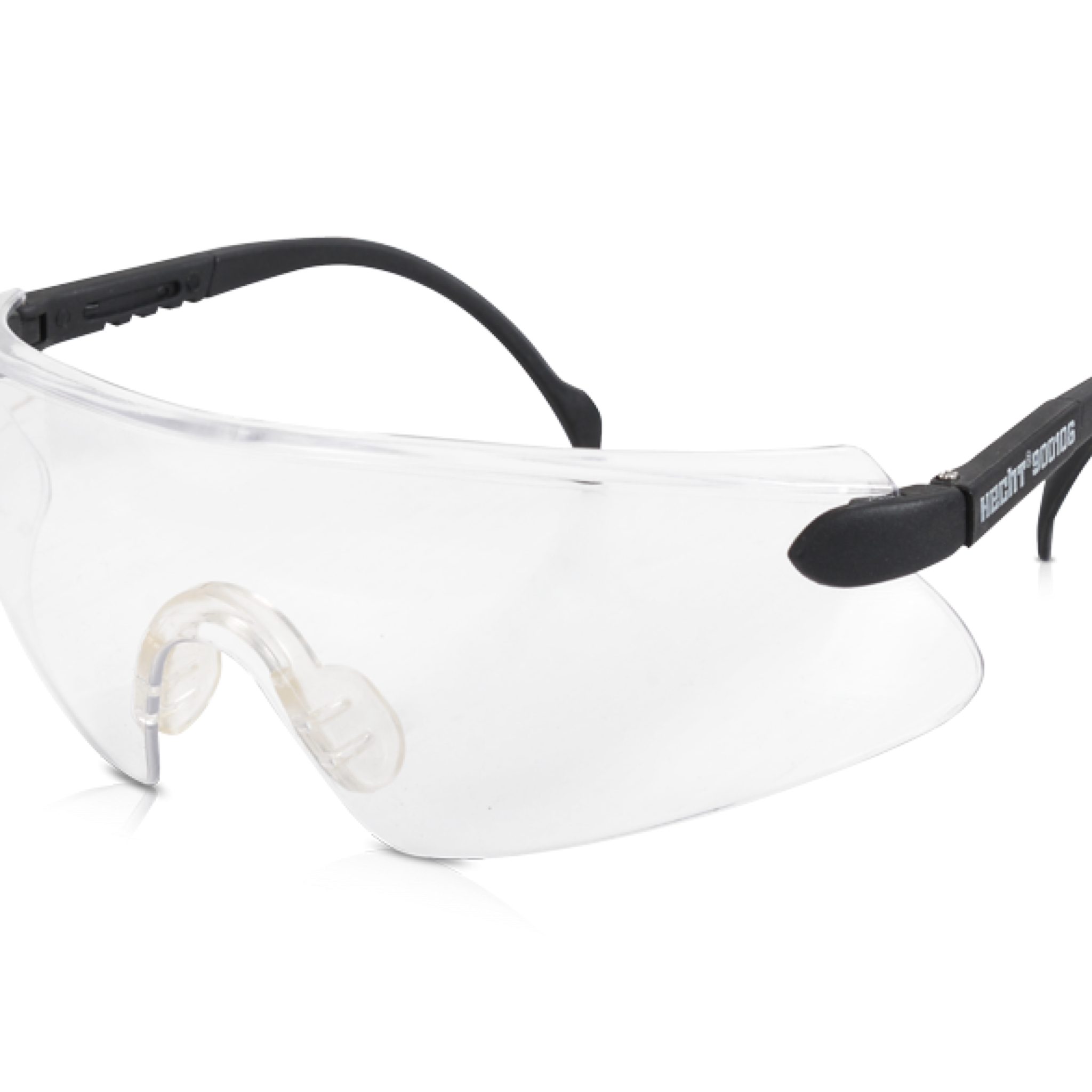 Hecht Arbeitsschutzbrille 900106 mit Anpassung an jede Kopfform, Guter Seitenschutz