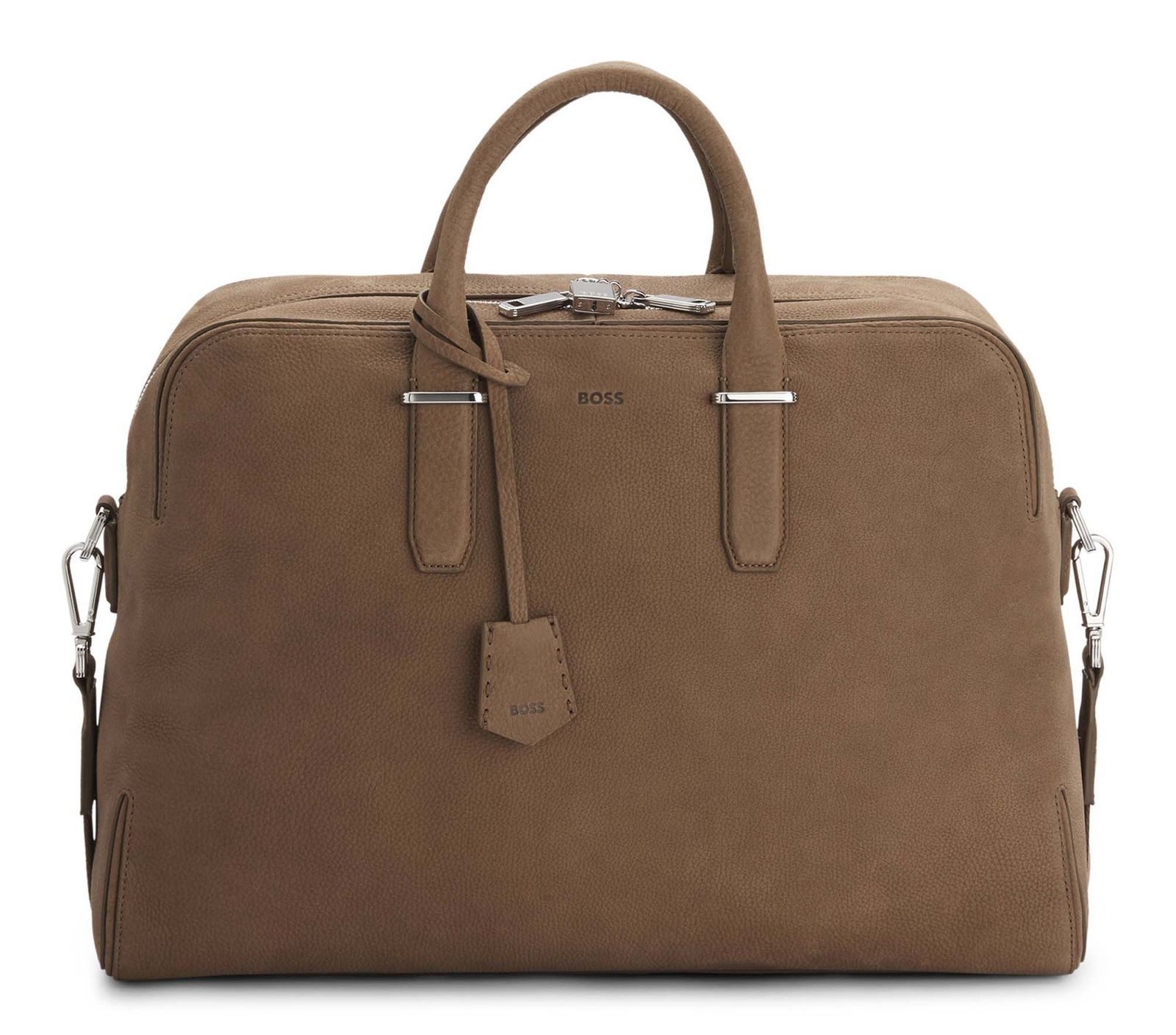 BOSS Reisetasche B1 Holdall, aus echtem Rindsleder
