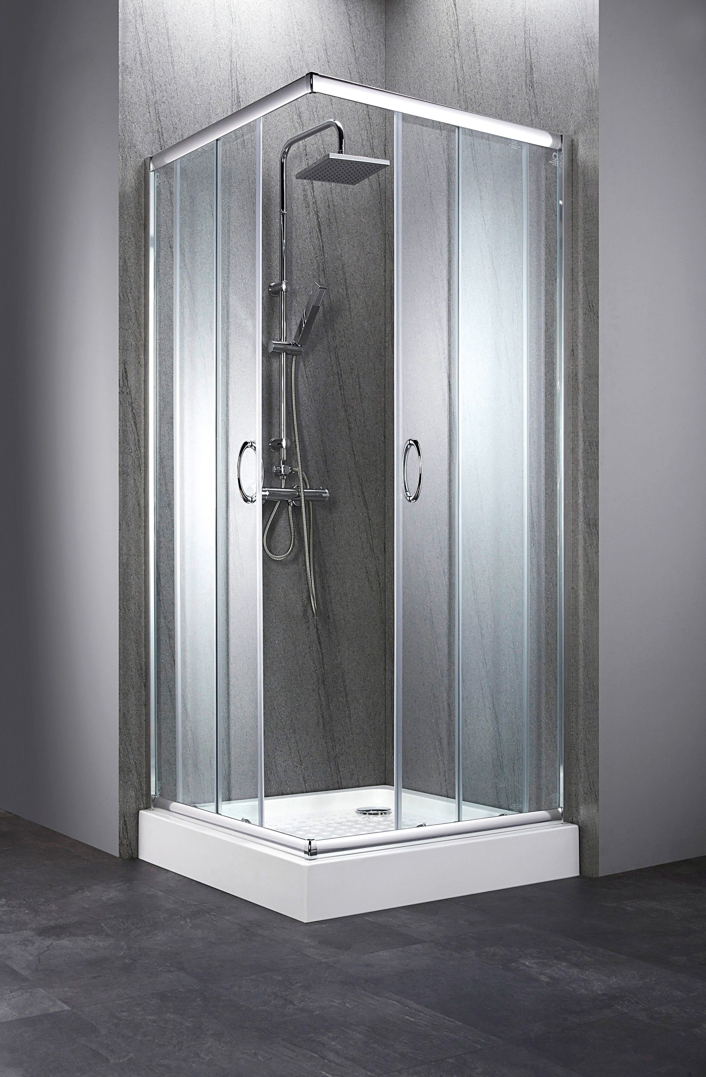 welltime Eckdusche Summer Set, BxT: 90x90 günstig online kaufen