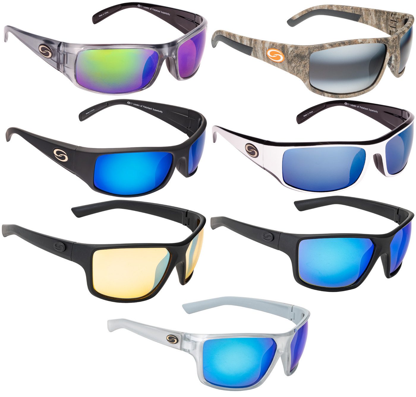 Strike King Sonnenbrille Strike King S11 Optics Sunglasses - Polarisationsbrille