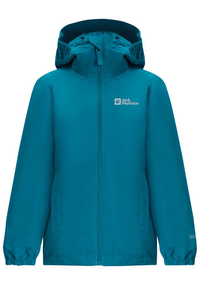 K JACKET FLAZE Regenjacke everest-blue Jack Wolfskin