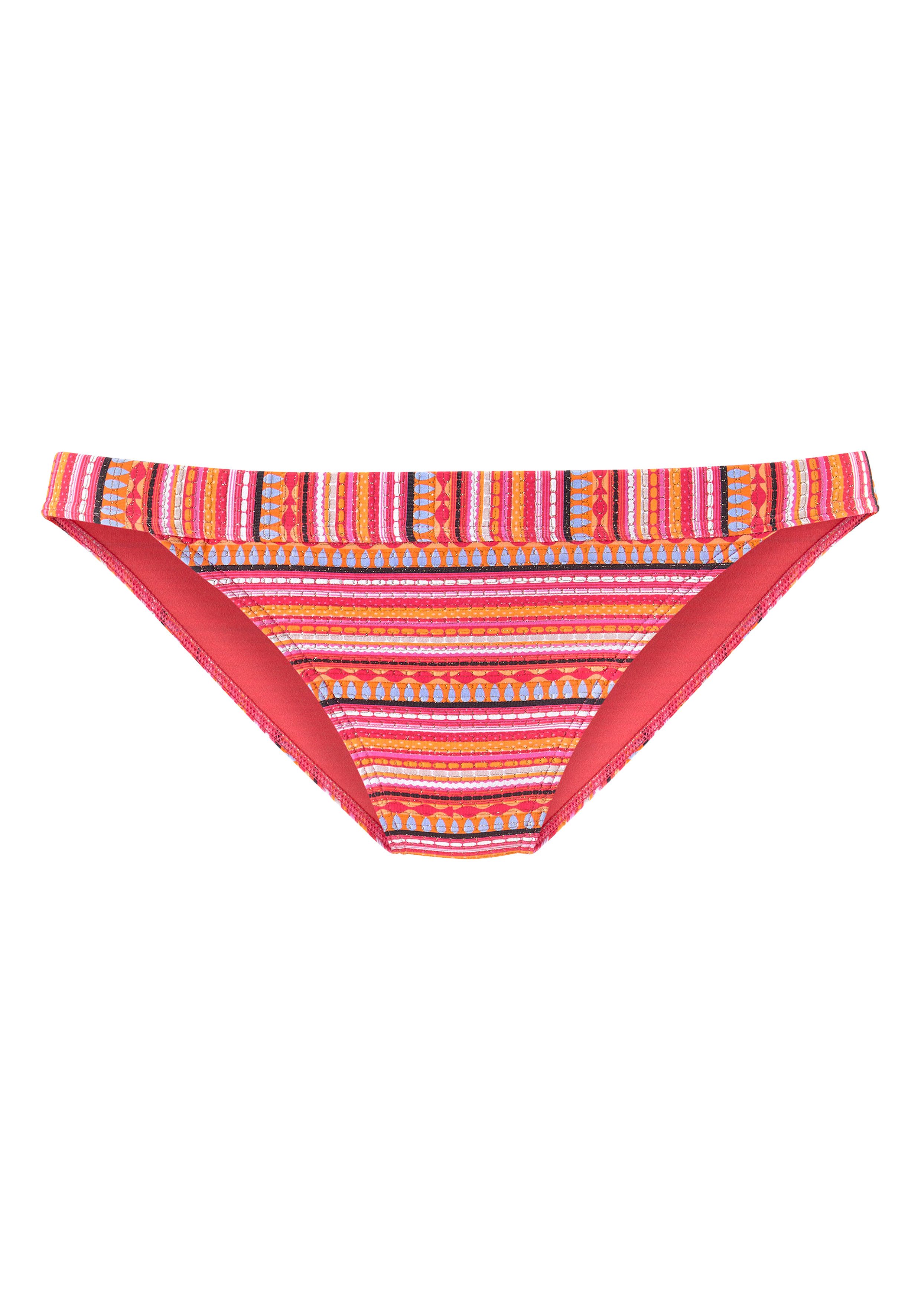 LASCANA Triangel-Bikini mit glitzernden Streifen – Bild 4 von 5