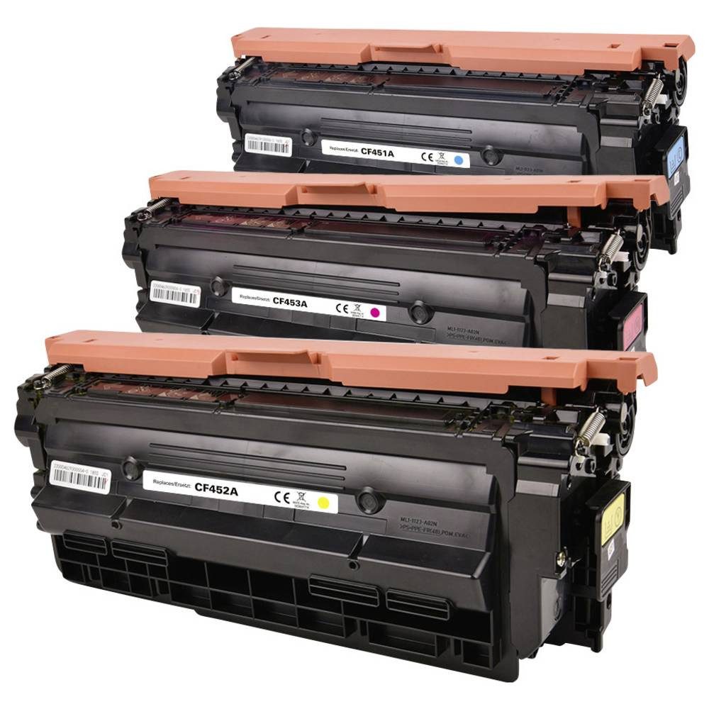 Renkforce Tonerpatrone Toner ersetzt HP 201X, CF253XM Kompatibel Kombi-Pack Cyan, Magenta