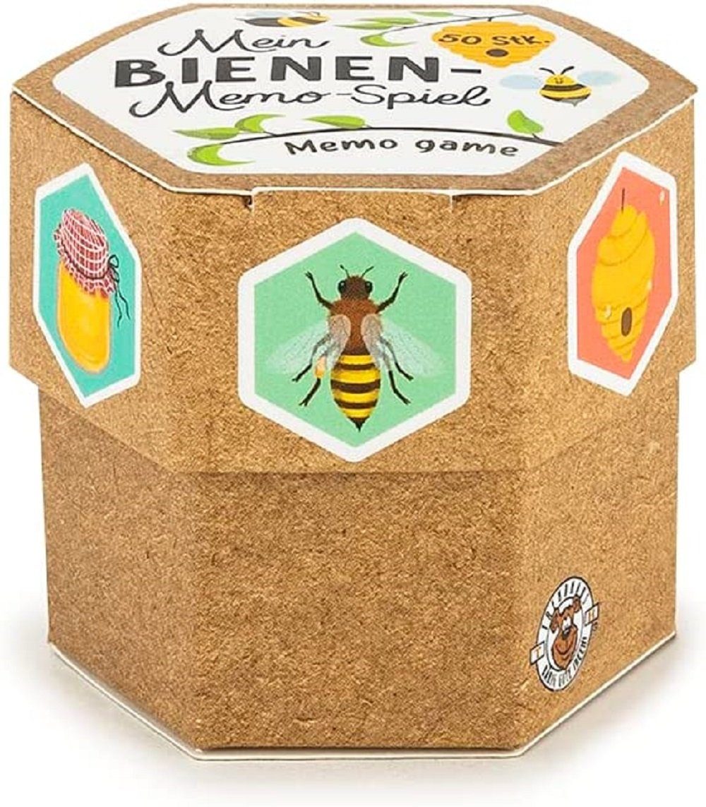 LK Trend & Style Lernspielzeug Memo -Spiel 50-teilig Biene - tolles Gedächtnistraining (Urlaub Reise Schlechtwettertage Unterwegs), Mit dem Bienen Memo erfahrt ihr so viel über die Biene | Wahrnehmungsspiele