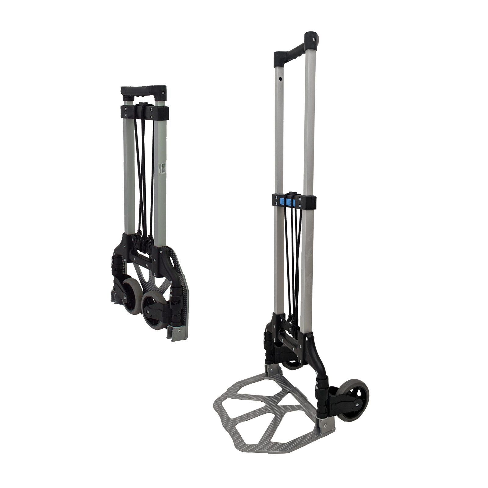 TRUTZHOLM Sackkarre Aluminium Sackkarre klappbar 80 kg Traglast geringes Eigengewicht, (Stück, 1-St), Teleskoprahmen