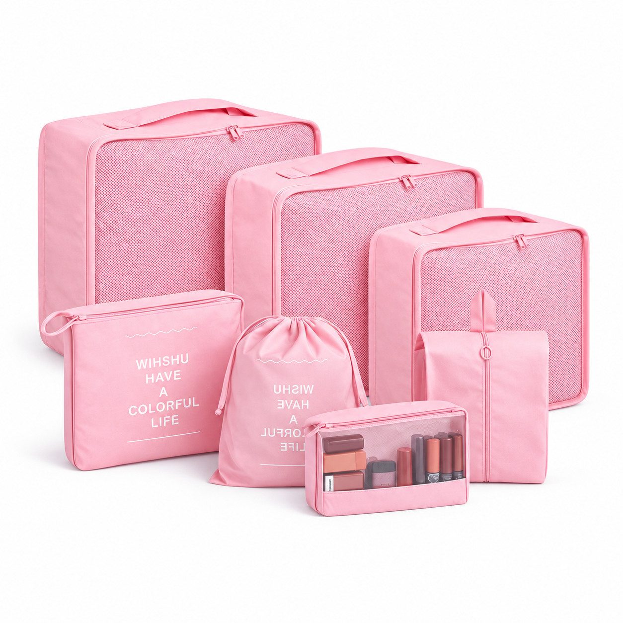 Everhomely® Kofferorganizer Packtaschen und Packwürfel für Reisen (Set)