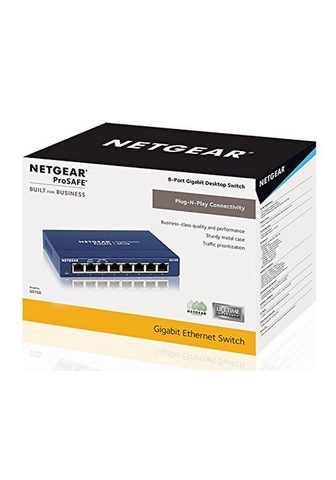 NETGEAR 8 Port Gigabit Kupfer Switch »GS...