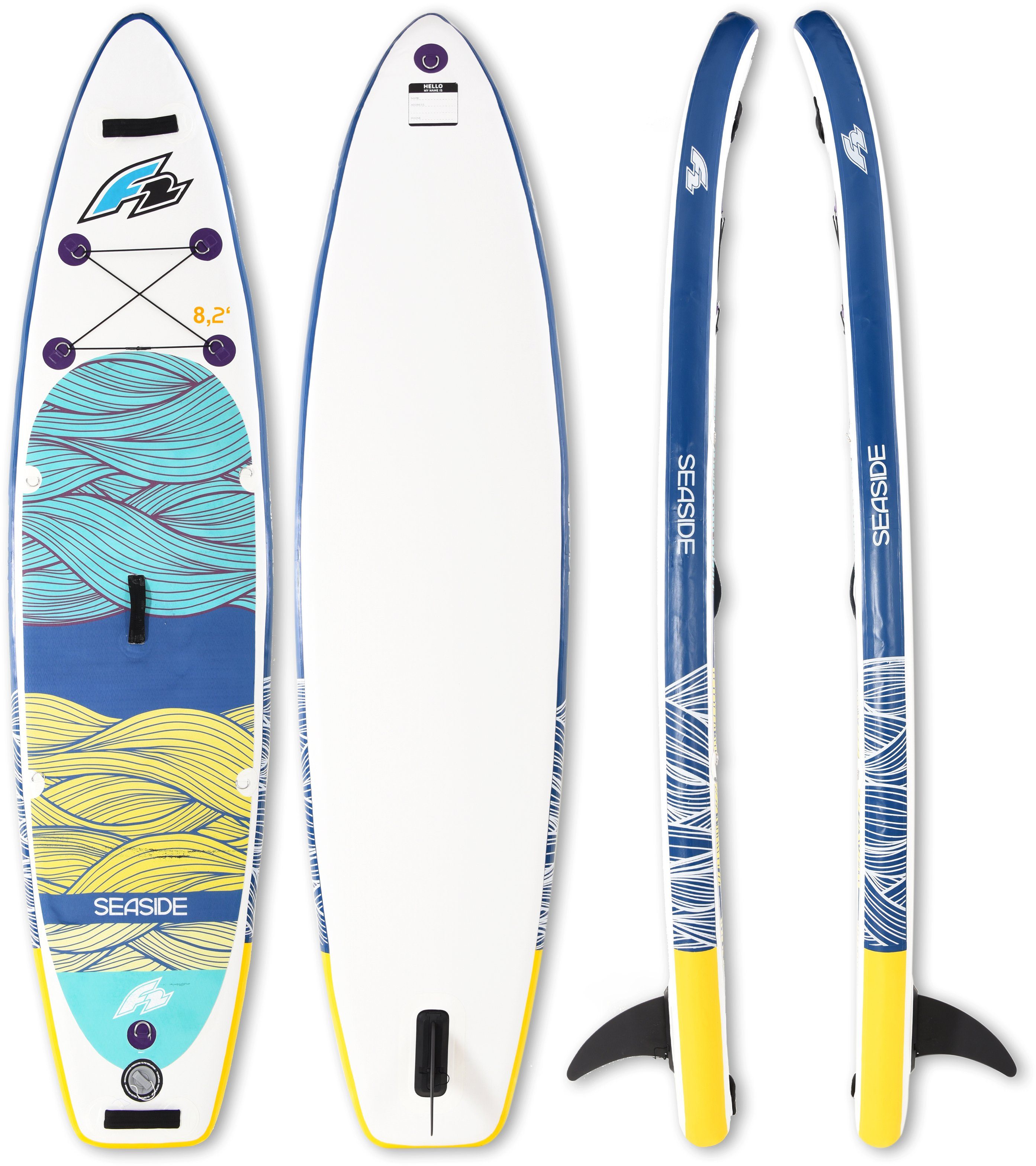 F2 ohne Kid Paddel SUP-Board Seaside