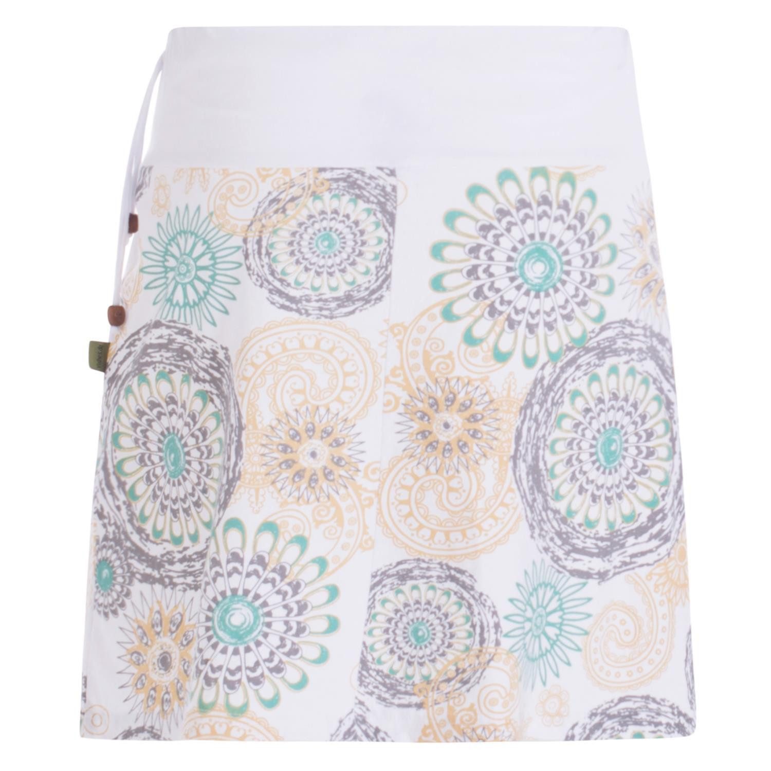Vishes Minirock Kurzer Damen Baumwoll-Rock Taschen-Rock Mini-Röcke Mandalas günstig online kaufen