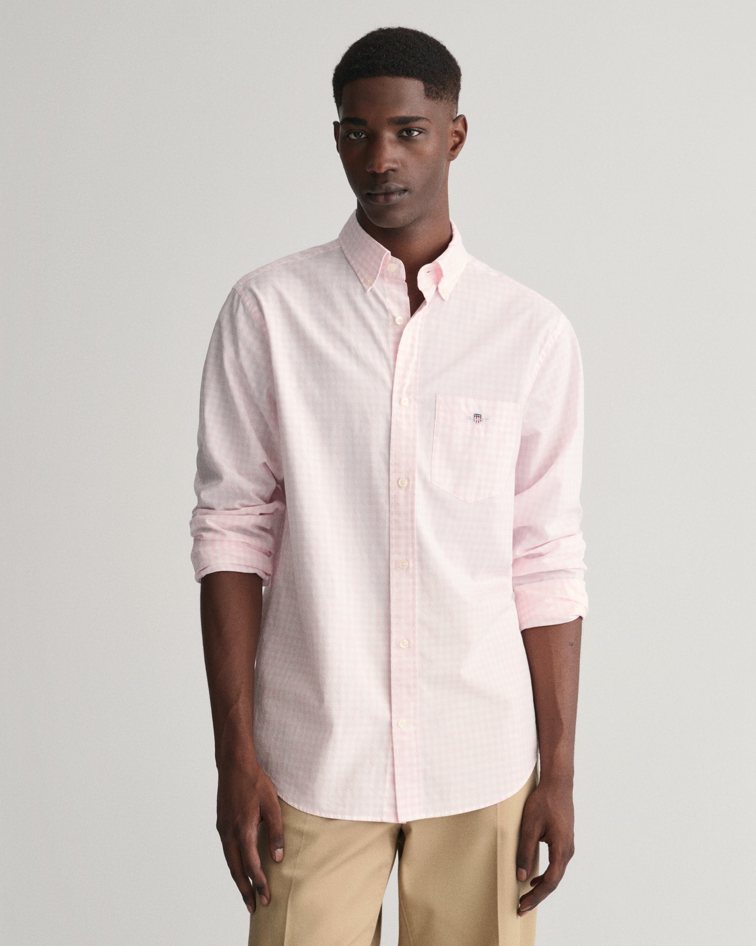 Gant Langarmhemd REG POPLIN GINGHAM SHIRT günstig online kaufen