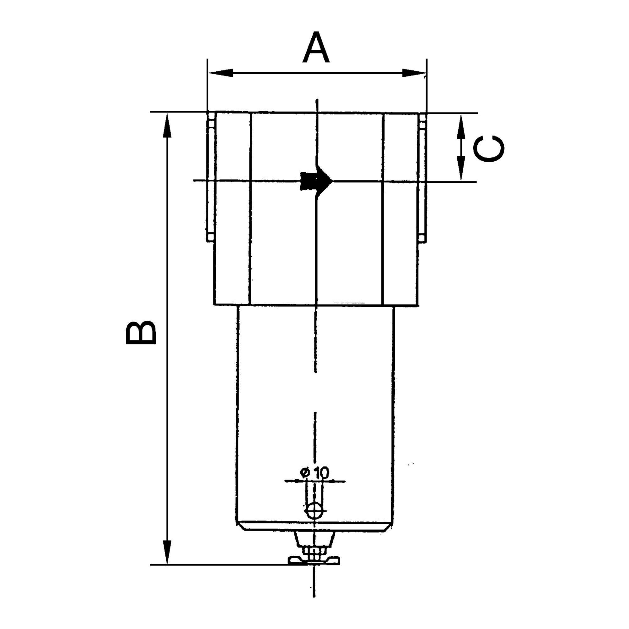 RIEGLER Druckluftgeräte-Set Riegler Filter für hohe Drücke bis 60 bar, mit Handablassventil, G 1
