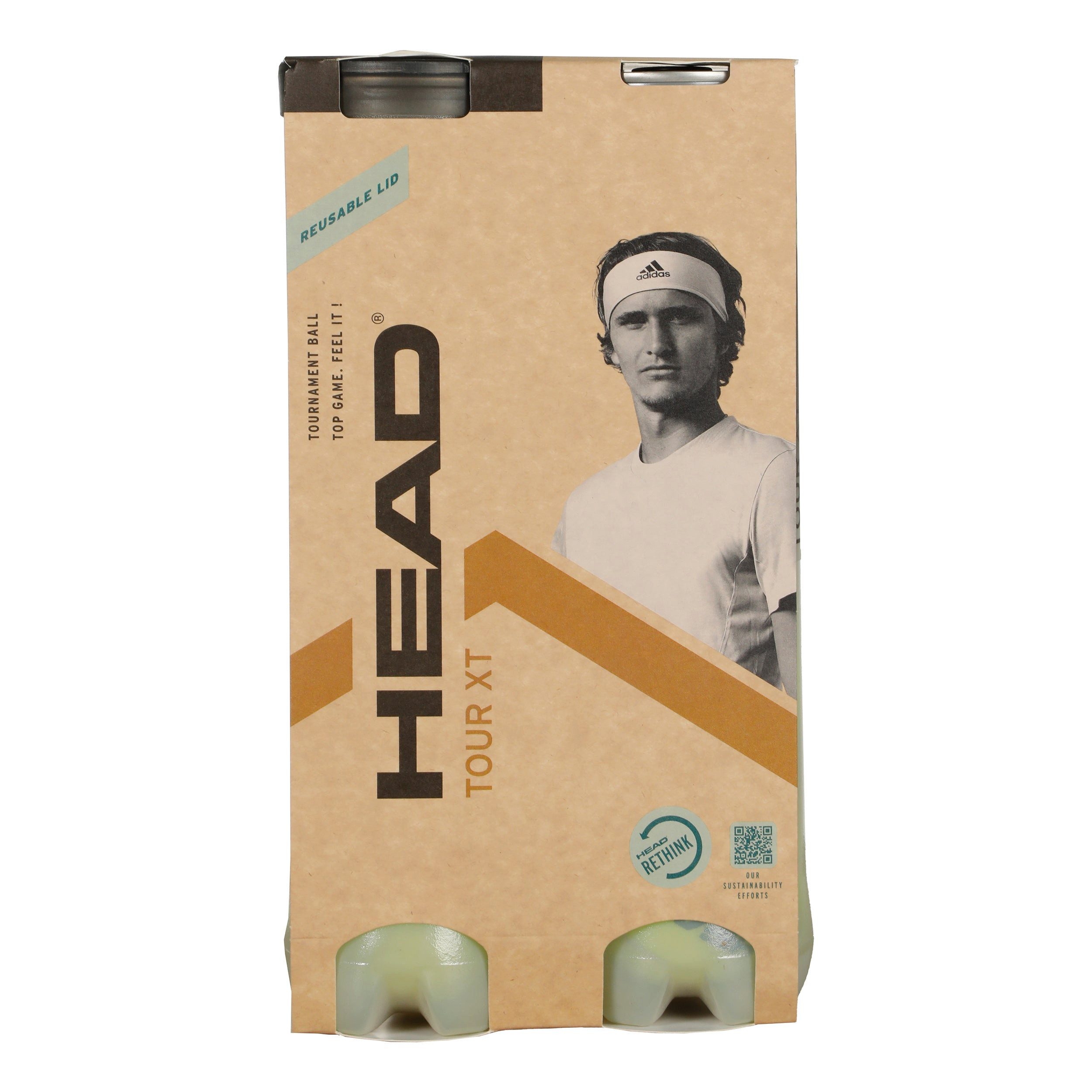 Head Tennisball Tour XT - 8 Tennisbälle - Innendruckball - (2x 4er Dose)