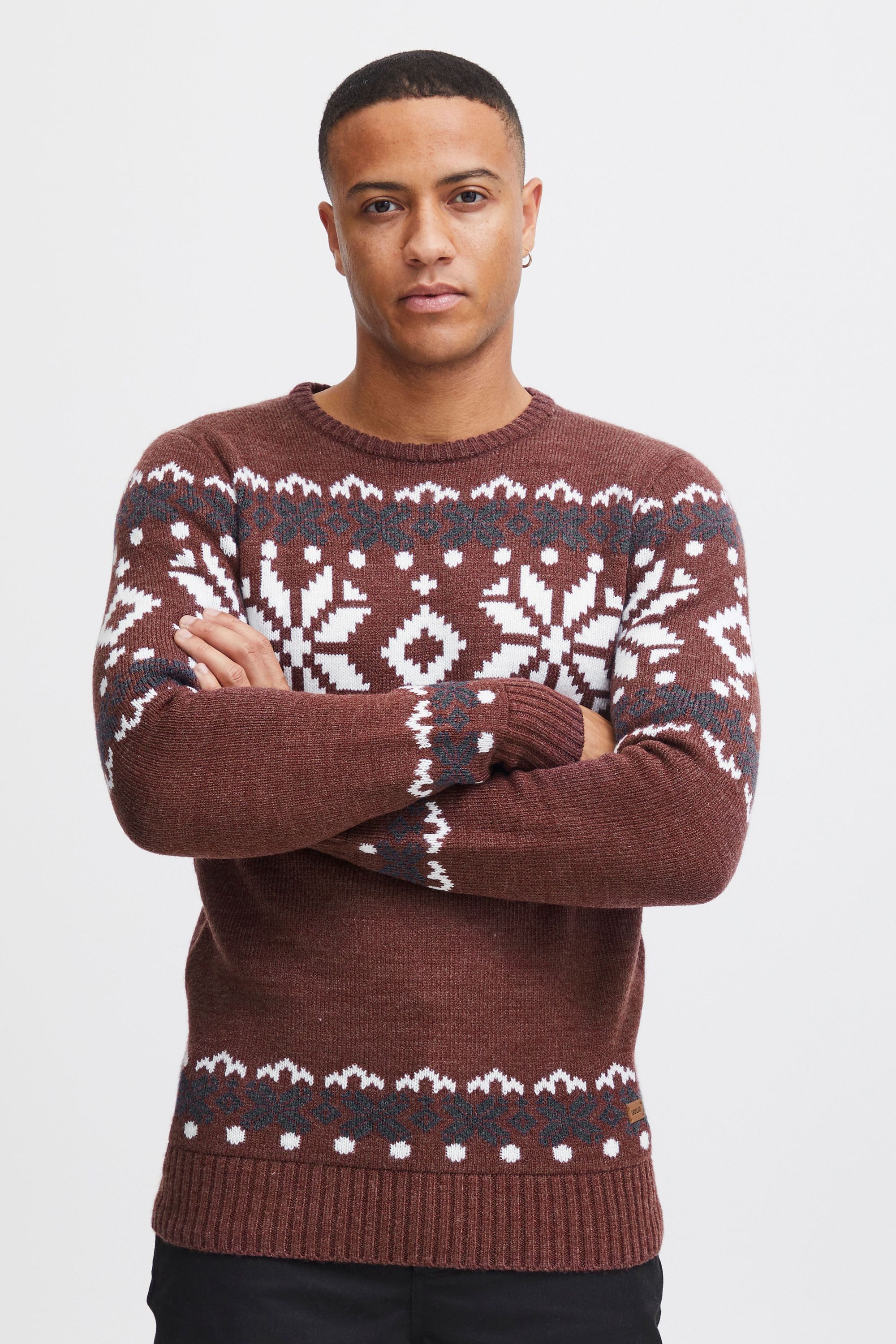 !Solid Strickpullover SDNorwig Strickpullover im Norweger-Look günstig online kaufen