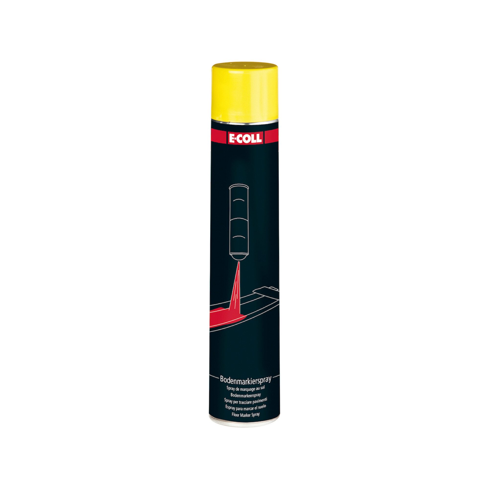 E-COLL Lackmarker E-COLL Bodenmarkierspray 750ml gelb