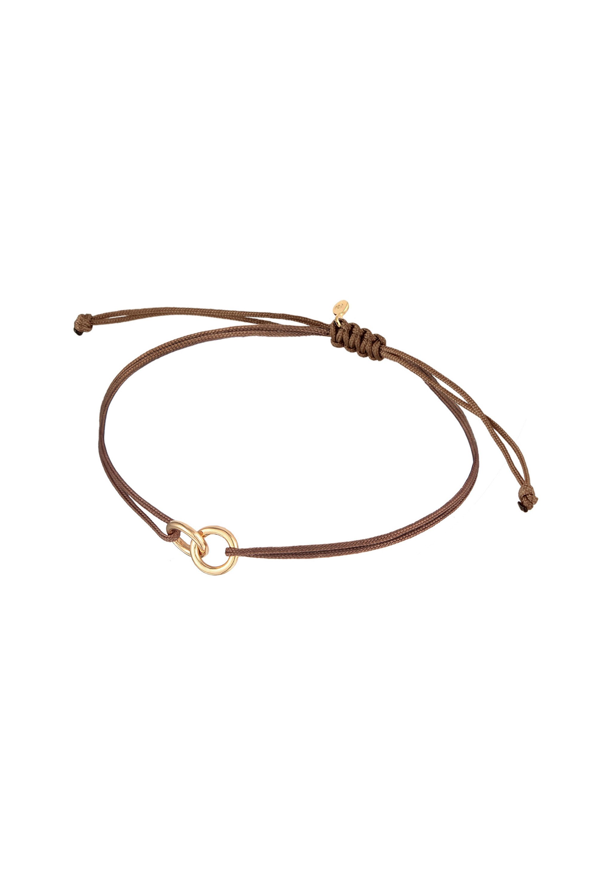 Elli Armband Kreis Geo Minimal 925 Silber vergoldet (kein Set, 1-tlg), Geo günstig online kaufen