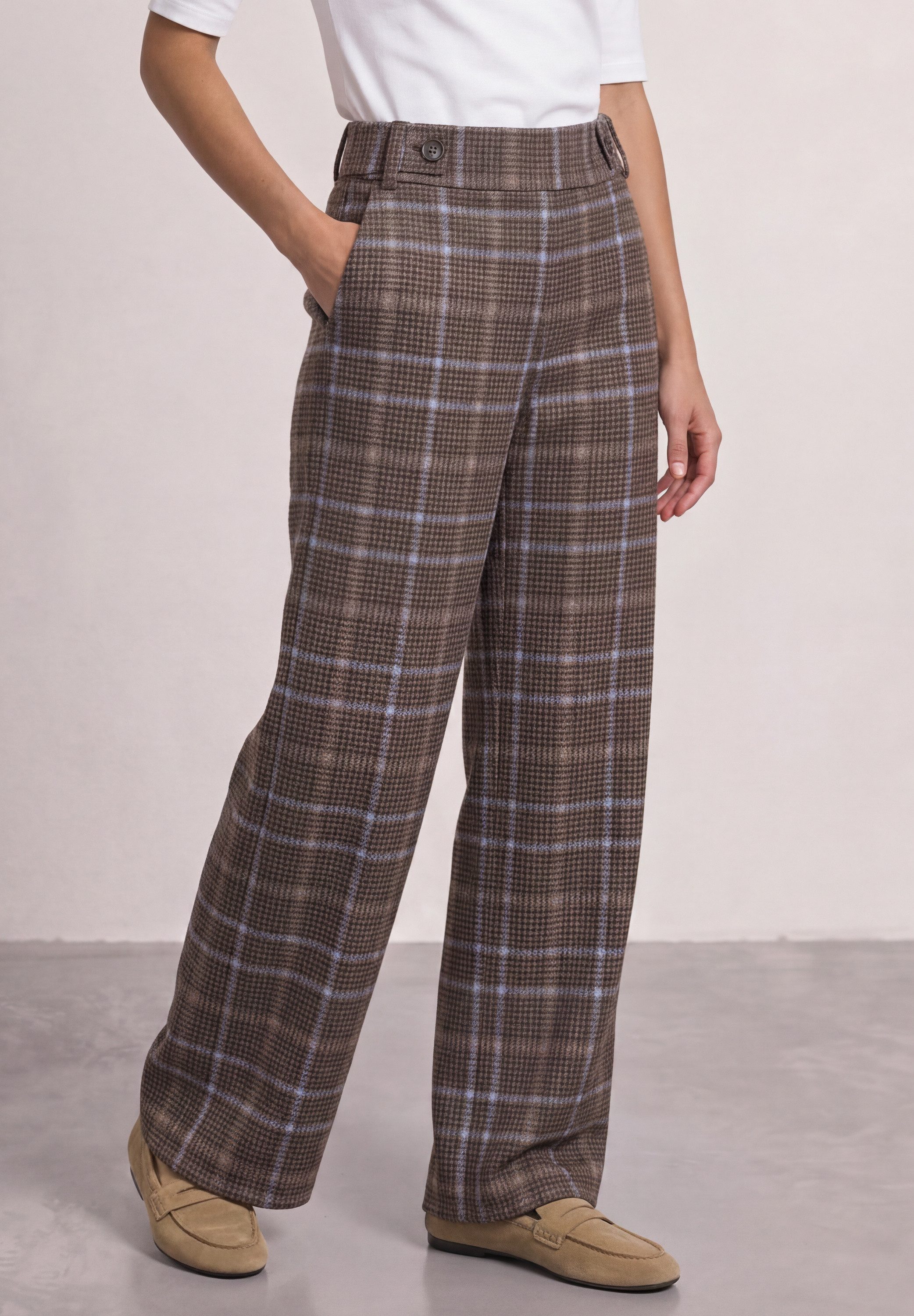 STREET ONE Stoffhose mit Wide Legs