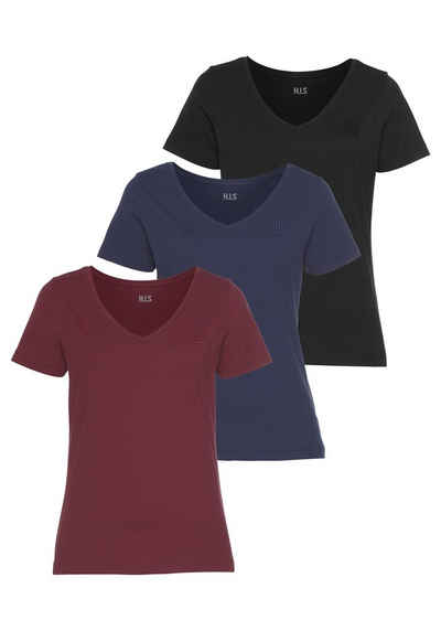 H.I.S T-Shirt »Essential-Basics« (Spar-Set, 3er-Pack)