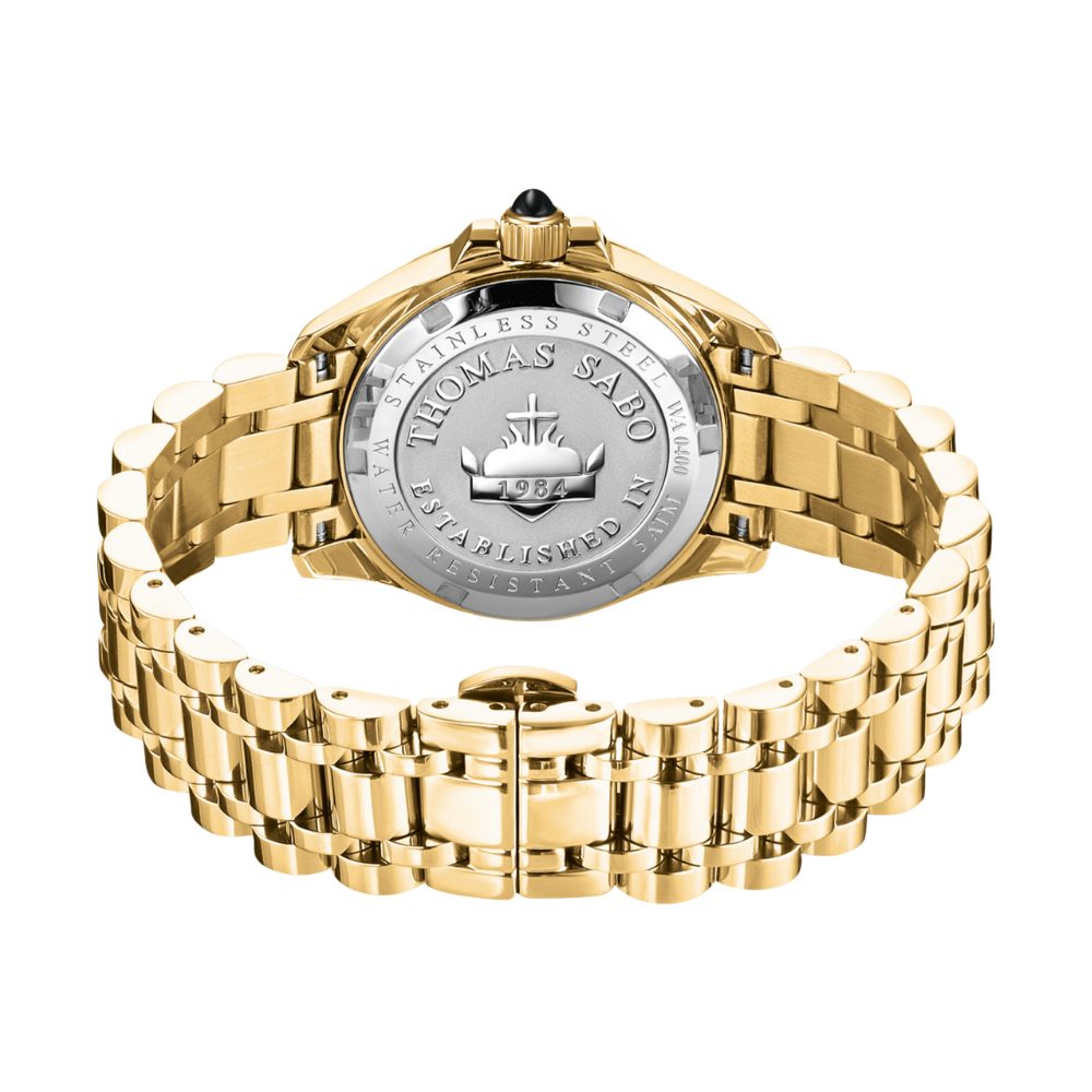 THOMAS SABO Quarzuhr WA0400-264-207, Zirkonia, Malachit, Onyx
