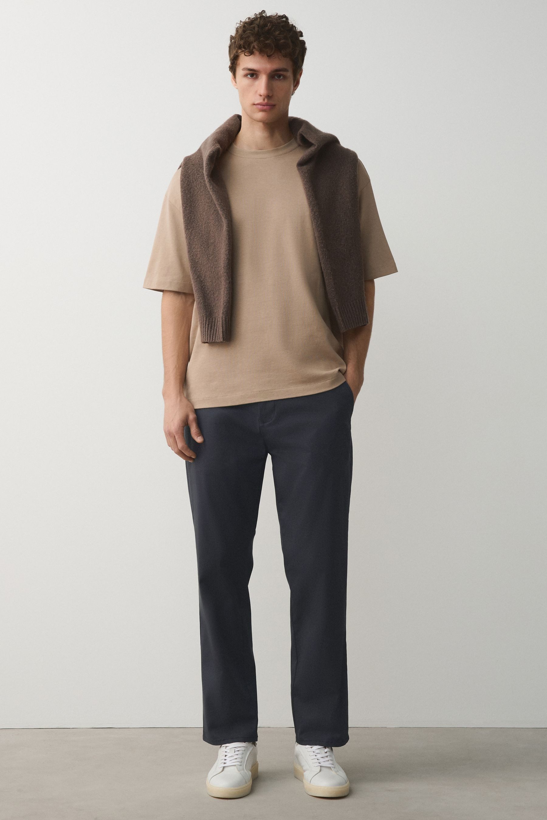 Next Stretch-Hose Straight Fit Chinohose mit Stretch und Baumwolle (1-tlg) – Bild 5 von 5