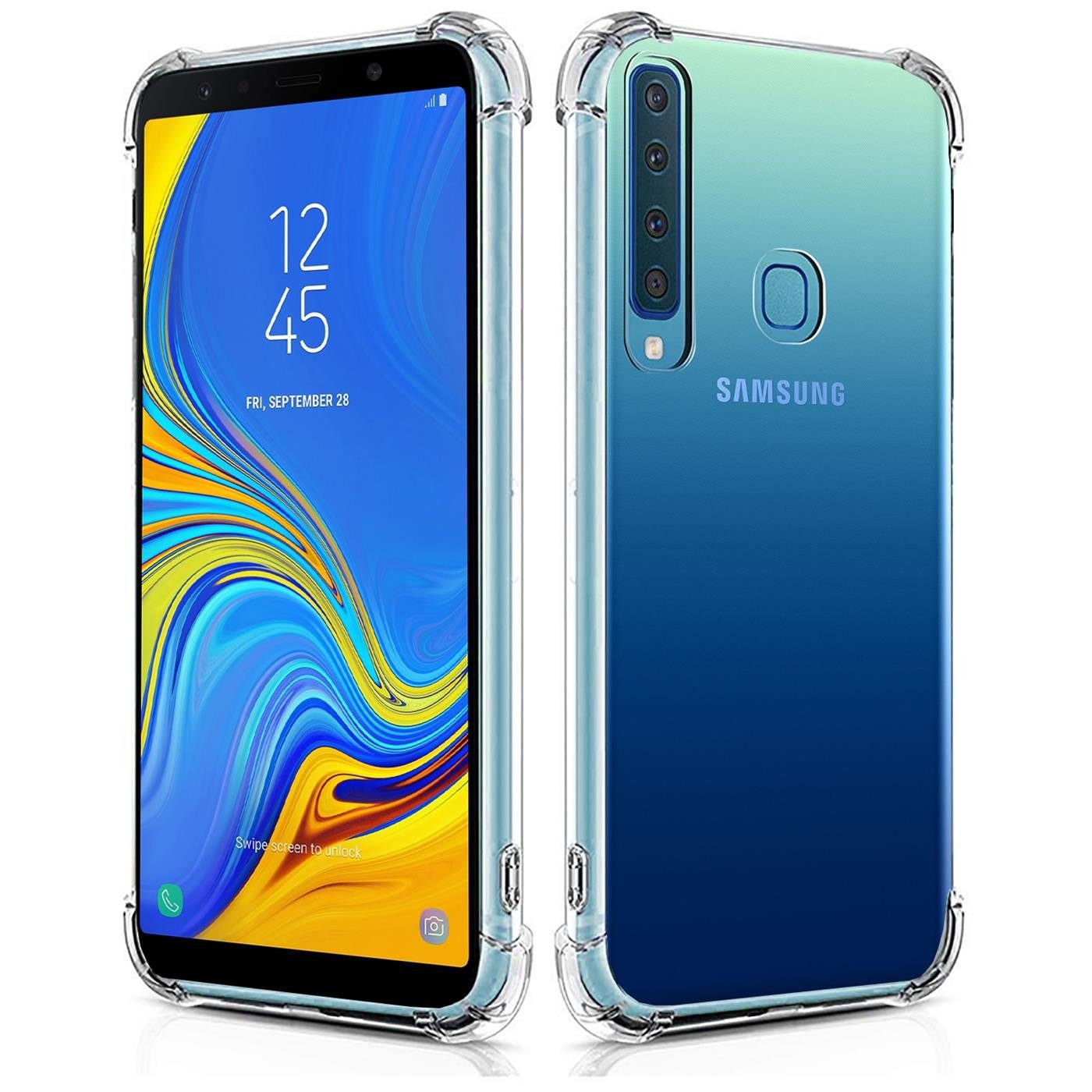 CoolGadget Handyhülle Anti Shock Rugged Case für Samsung Galaxy A9 2018 6,3 Zoll, Slim Cover mit Kantenschutz Schutzhülle für Samsung A9 2018 Hülle