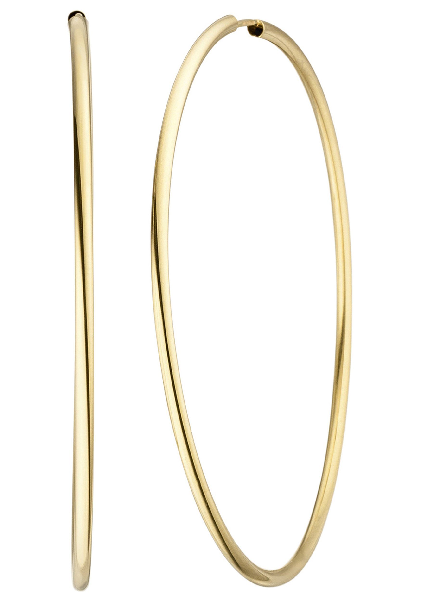 JOBO Paar Сережки-кільця, 585 Gold 57 mm