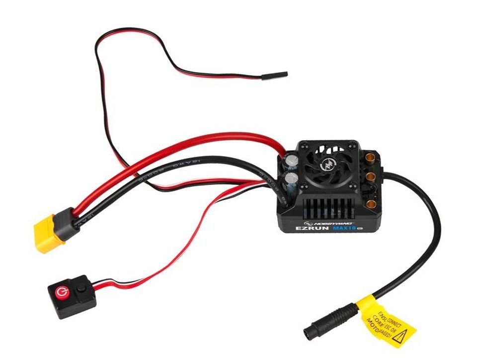 Hobbywing Ezrun MAX10 G2 Regler 80 Amp, 2-3s LiPo, BEC 5A HW30102604 RC-Fernsteuerung