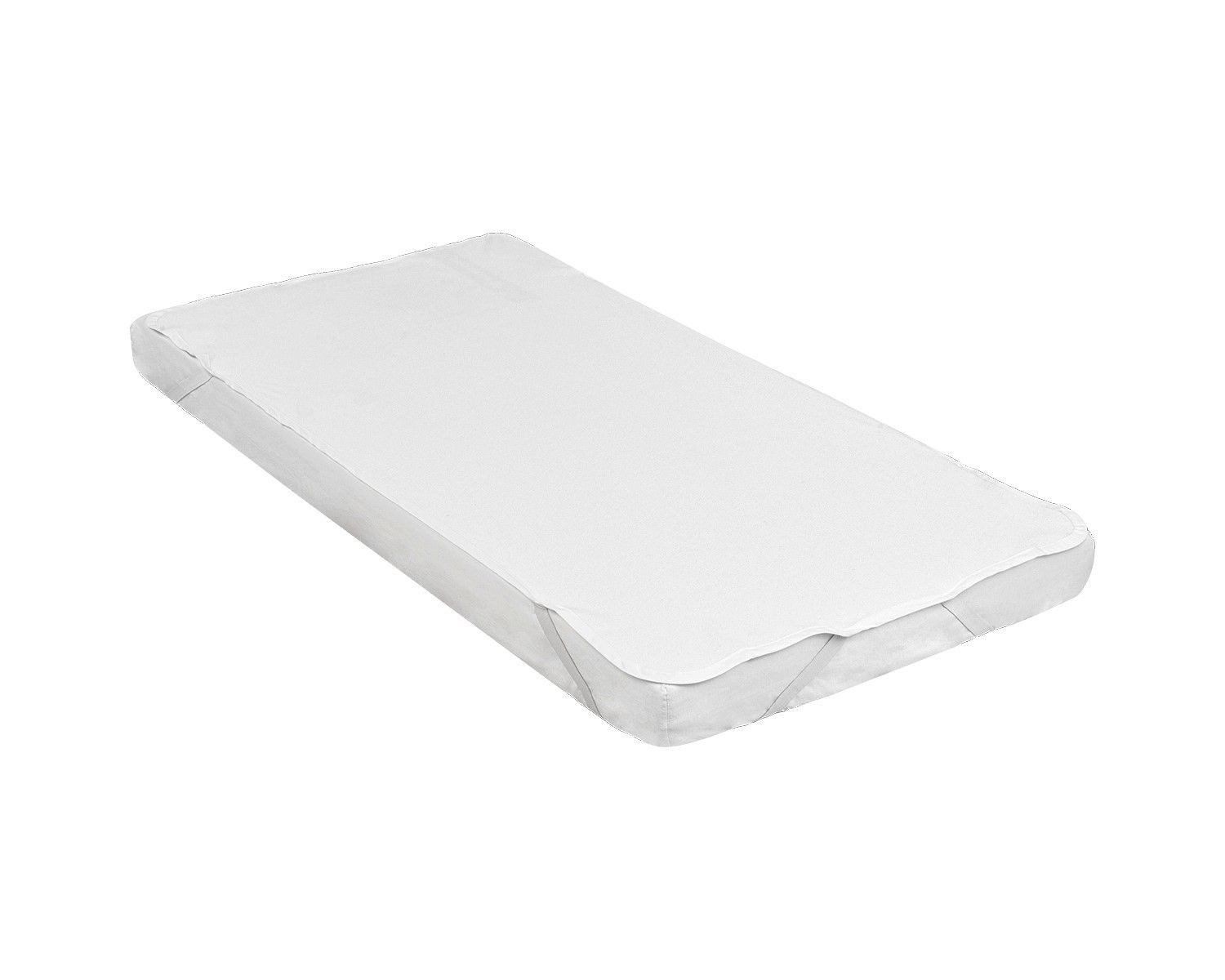 Matratzenschoner 41105010 80 x 50 cm Kikkaboo, wasserdicht, atmungsaktiv, antibakteriell, waschbar, Baumwolle
