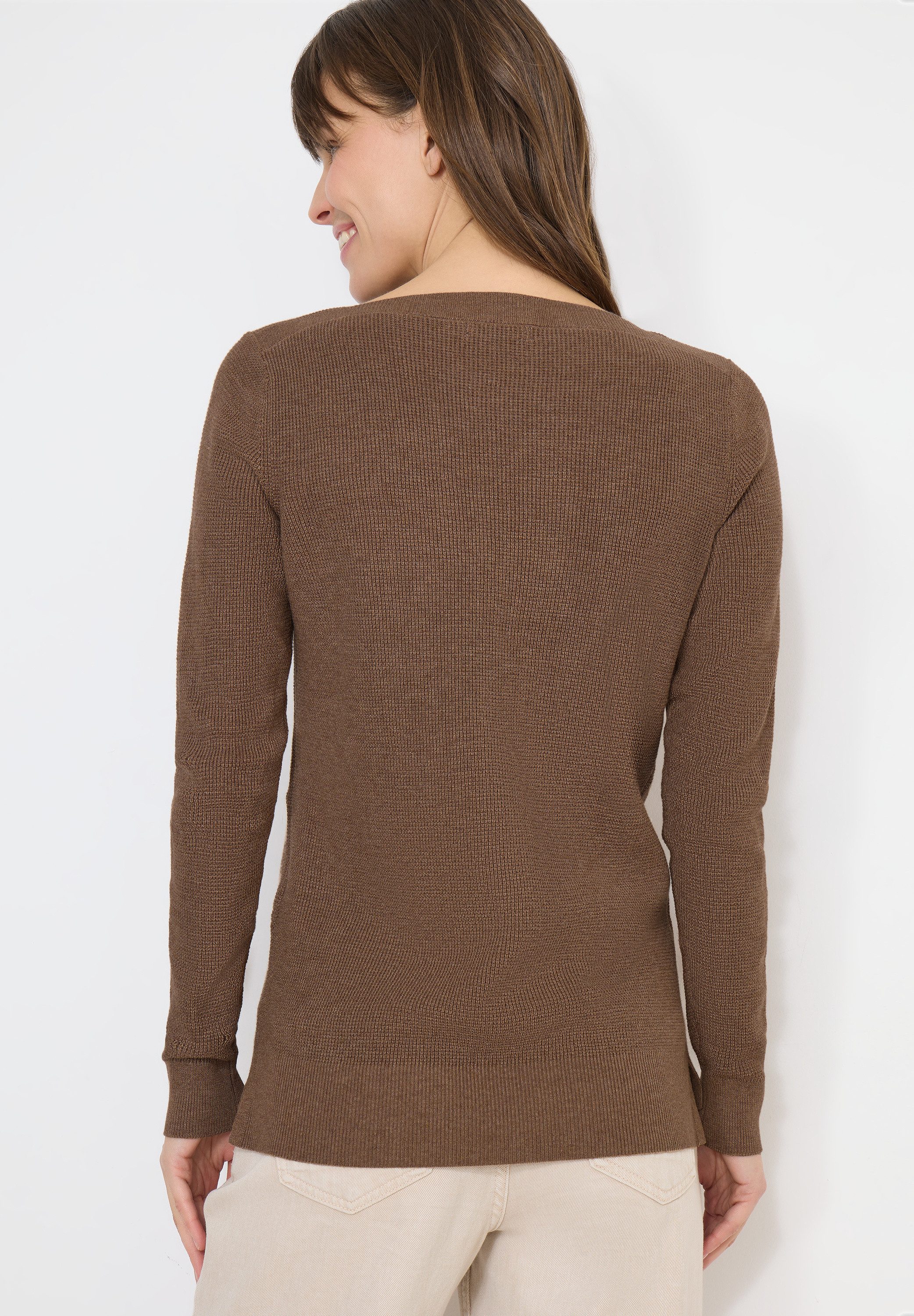 CECIL Strickpullover mit U-Boot-Ausschnitt