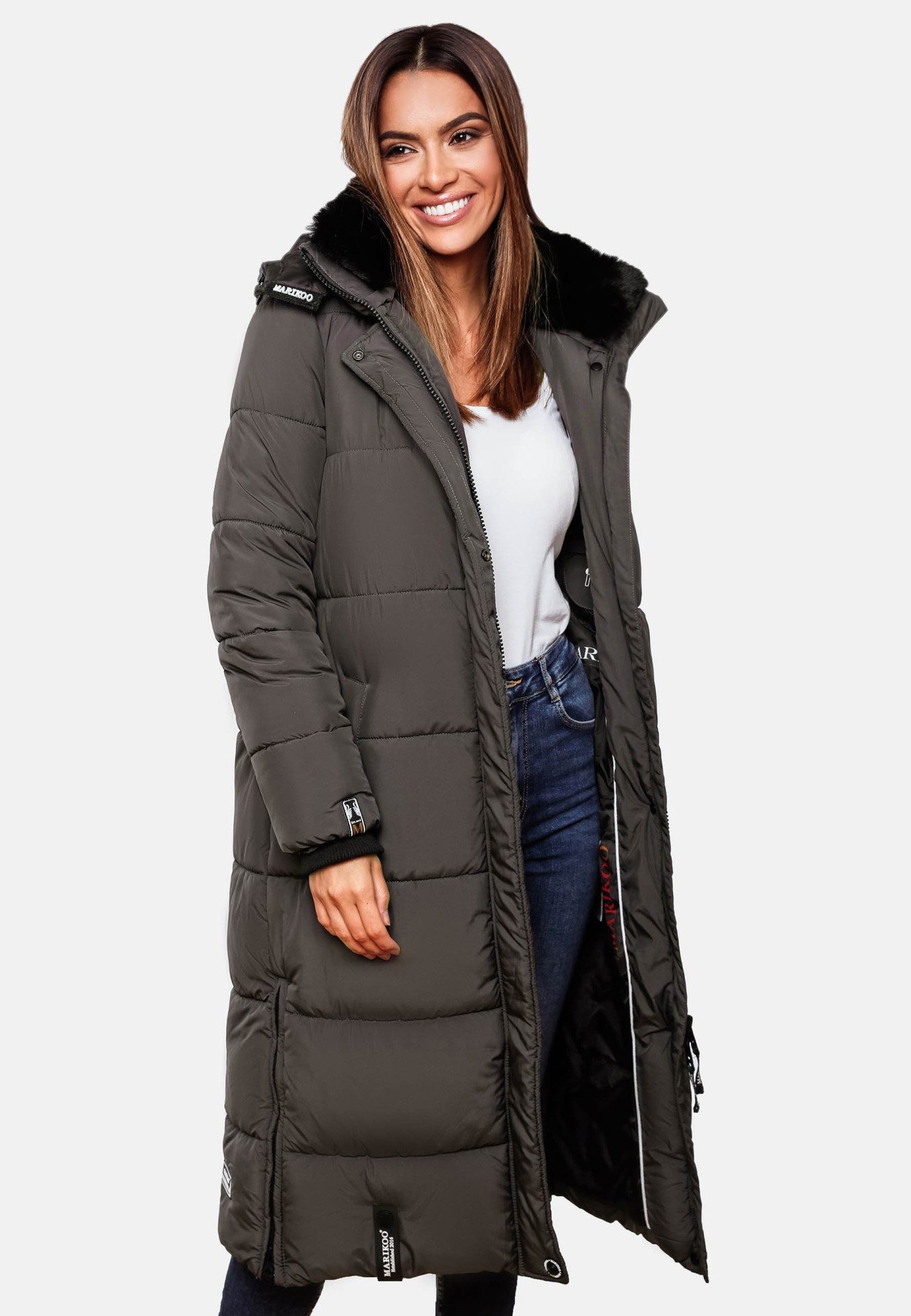 Marikoo Outdoorjacke mit abnehmbarer Kapuze Marikoo günstig online kaufen