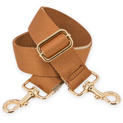 Gurtband braun Baumwolle Tasche Ersatzband Schulterriemen 3cm verstellbar lang 
