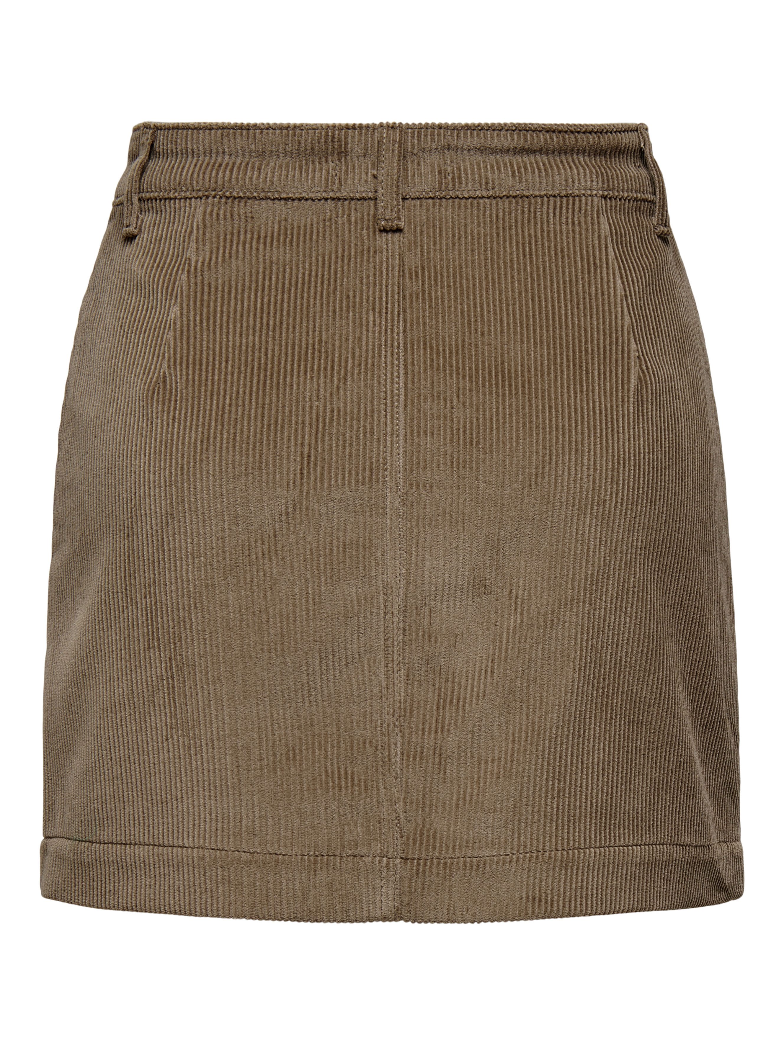 ONLY Cordrock ONLAMAZING HW CORD SKIRT Baumwollmischung