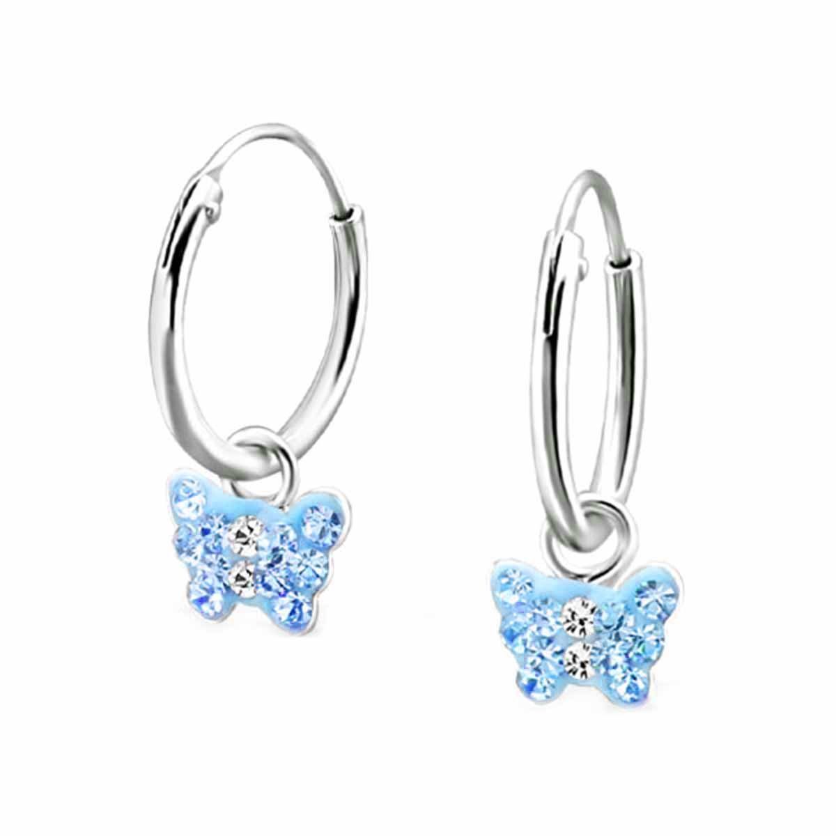 schmuck23 Paar Creolen »Kinder Ohrringe Schmetterling 925 Silber«,  Kinderschmuck Ohrhänger Mädchen Geschenk online kaufen | OTTO