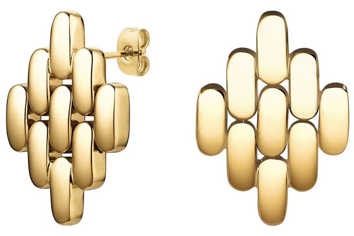 ROSEFIELD Paar Ohrstecker Damen-Ohrstecker Legacy Goldfarben
