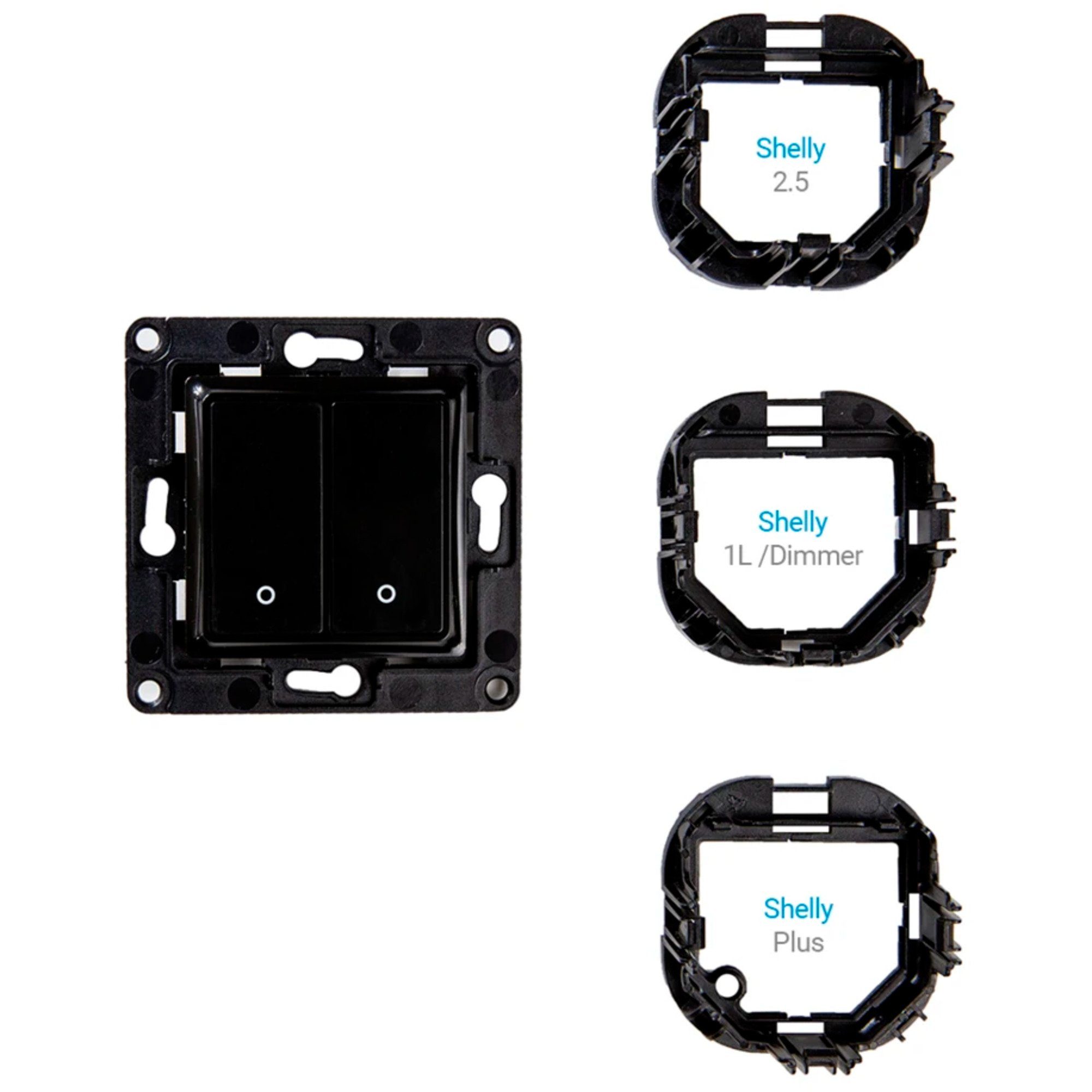 Shelly Shelly Wall Switch 2, Taster Smarter Lichtschalter