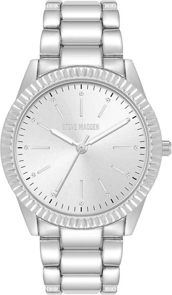 STEVE MADDEN Quarzuhr Analoguhr SM-8103SVSV