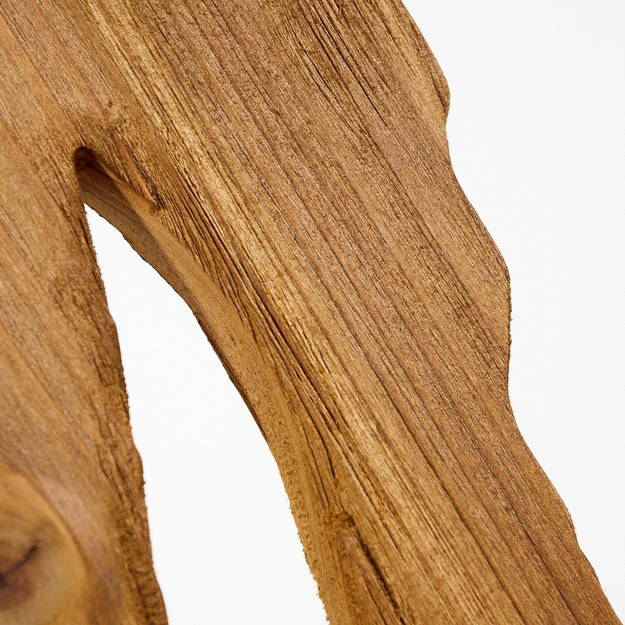 hofstein Stehlampe »Azeglio« Stehlampe aus Metall/Holz/Kunststoff in Schwarz/Natur/Weiß, 3000 Kelvin, Bodenlampe m. Fußschalter u. Lichteffekt, 2300 Lumen