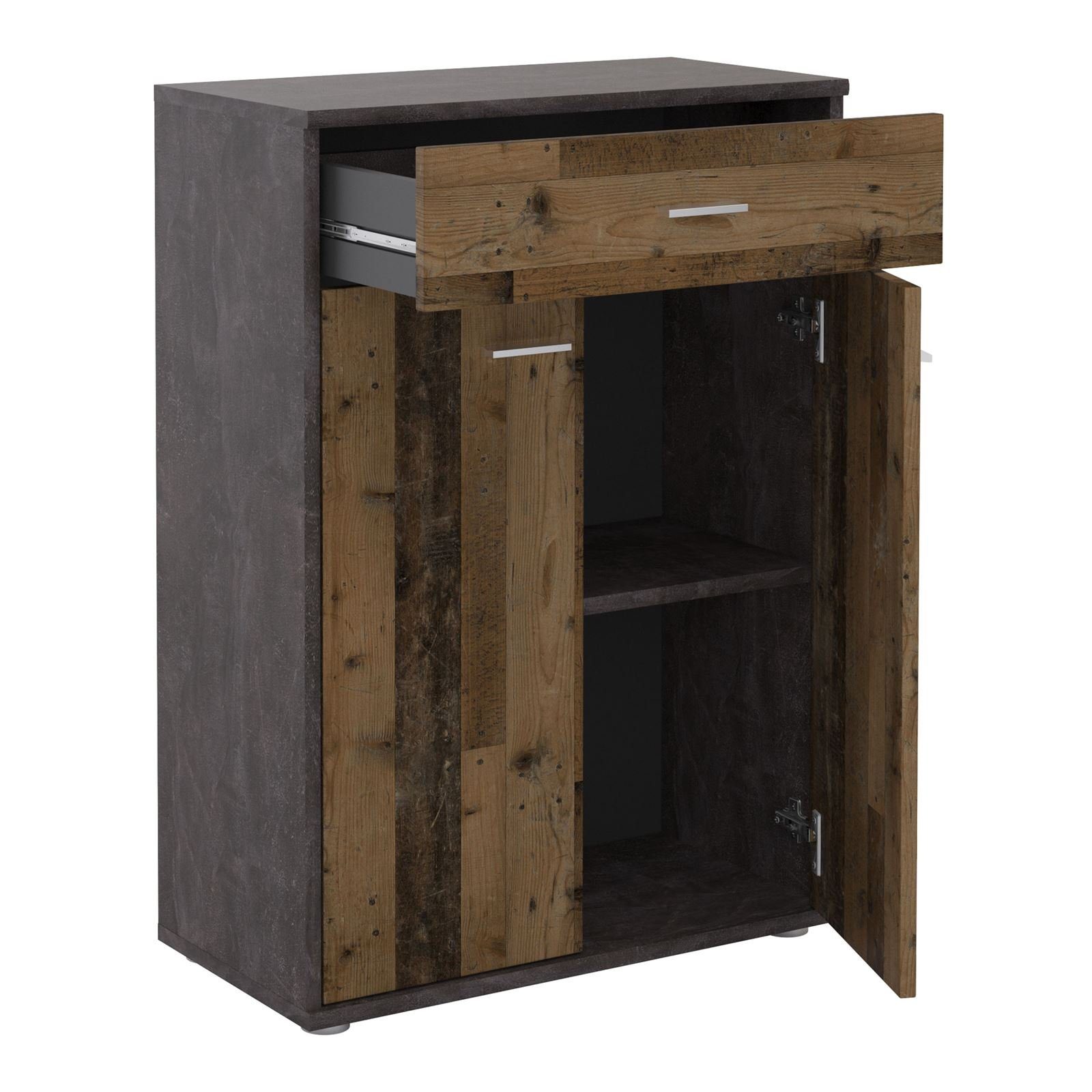 CARO-Möbel Highboard TOMMY, Kommode Sideboard Schrank günstig online kaufen