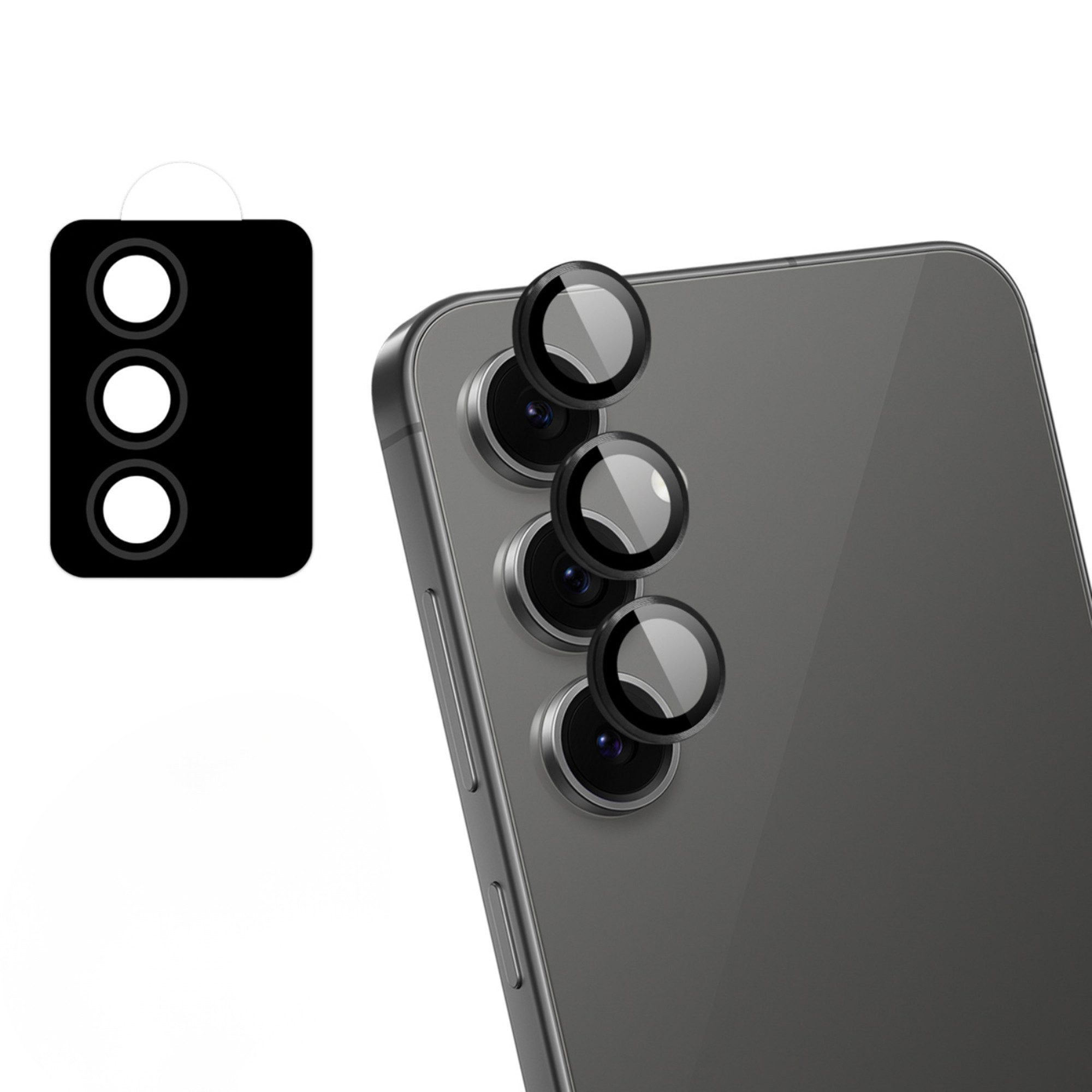 imoshion Displayschutzglas imoshion Kameraschutz Glas 2er-Pack Samsung Galaxy S25 FE - Schwarz, 2 Stück