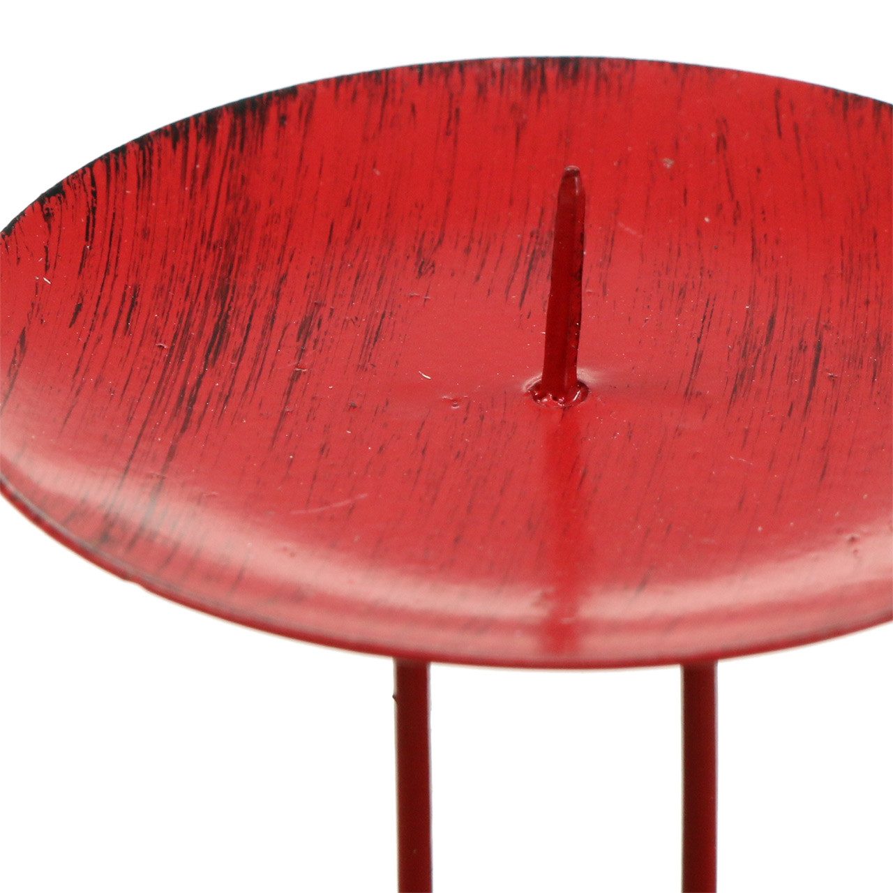 Posiwio Kerzenhalter Rustikaler Metallkerzenhalter Shabby Chic für Gestecke und, 4 Stück